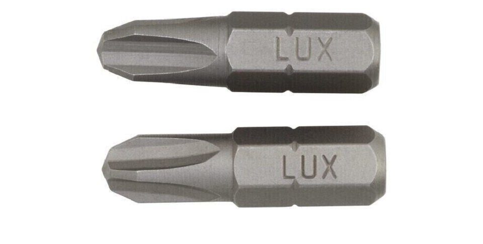 Lux 50 Bohrer- und Bitset LUX Standard Kreuzschlitz Bit PH3 Länge 25 mm, 2-St.