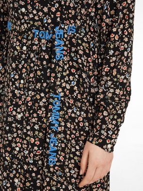 Tommy Jeans Shirtkleid TJW FLORAL BELTED MIDI DRESS (2-tlg) mit floralem Print & Gürtel