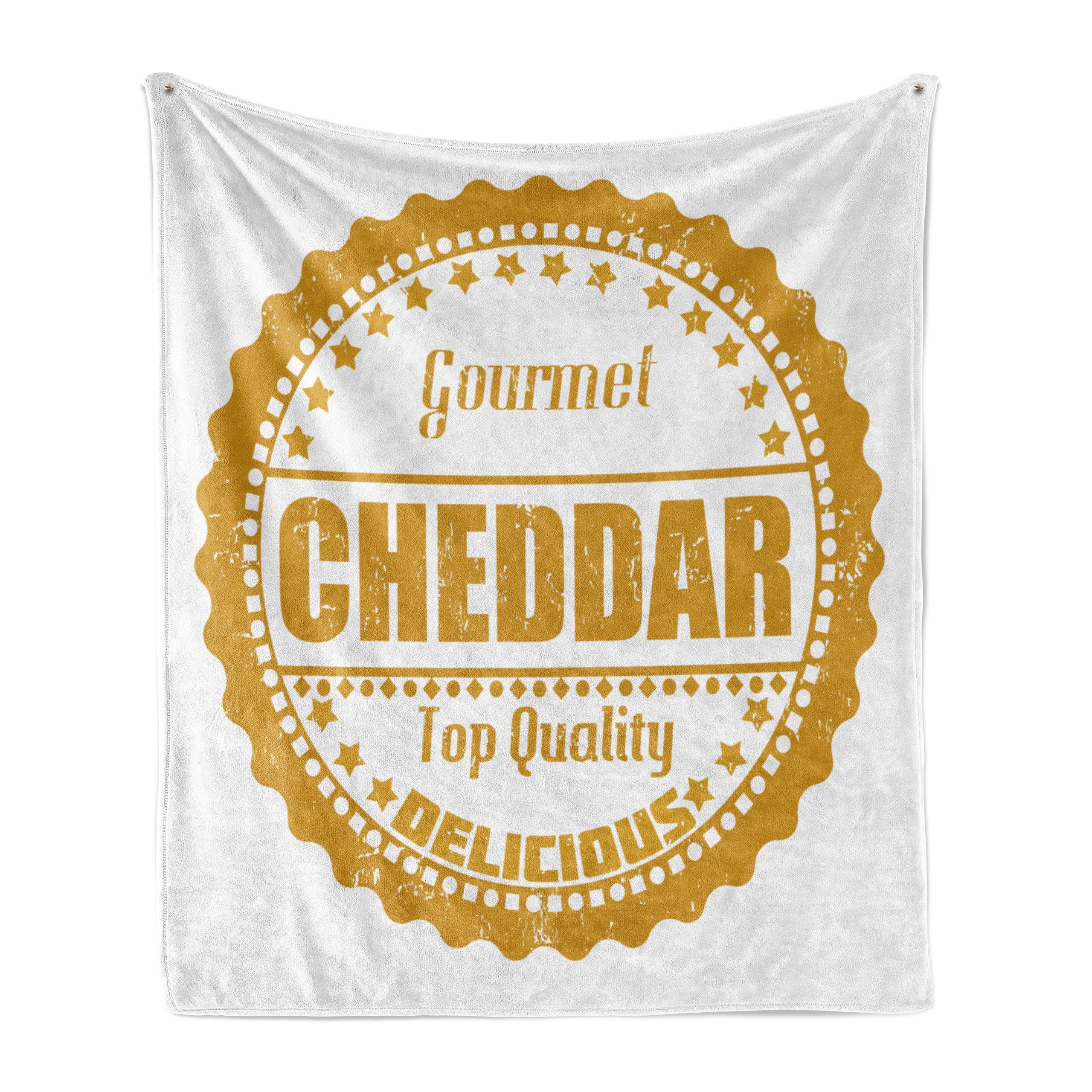 Wohndecke Gemütlicher Plüsch für den Cheddar Innen- Käse Stempel Außenbereich, und Abakuhaus, Gourmet