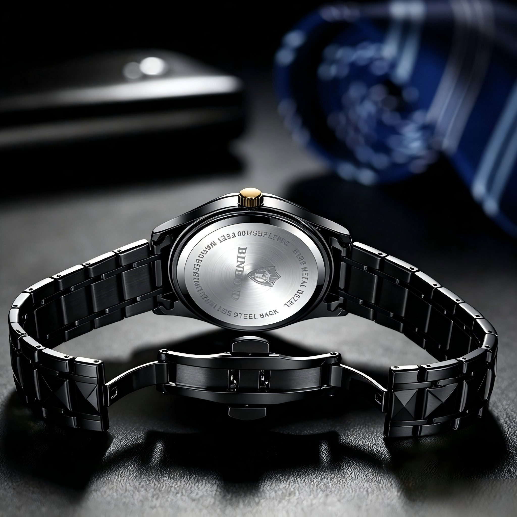 ibettertec Quarzuhr Quarzuhr Multifunktionsuhr Armbanduhr, Chronograph Herrenuhr, (Edelstahl Armbanduhr, Herren Uhr Edelstahl Armbanduhr Herrenuhr), Männer Uhr Große Zahlen Ziffern 3Bar Wasserdicht Datum Analog