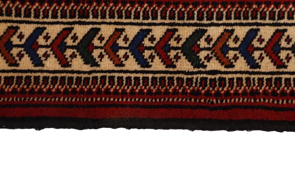 Perserteppich, rechteckig, Höhe: / Handgeknüpfter Turkaman 151x236 Trading, Orientteppich 6 mm Orientteppich Nain