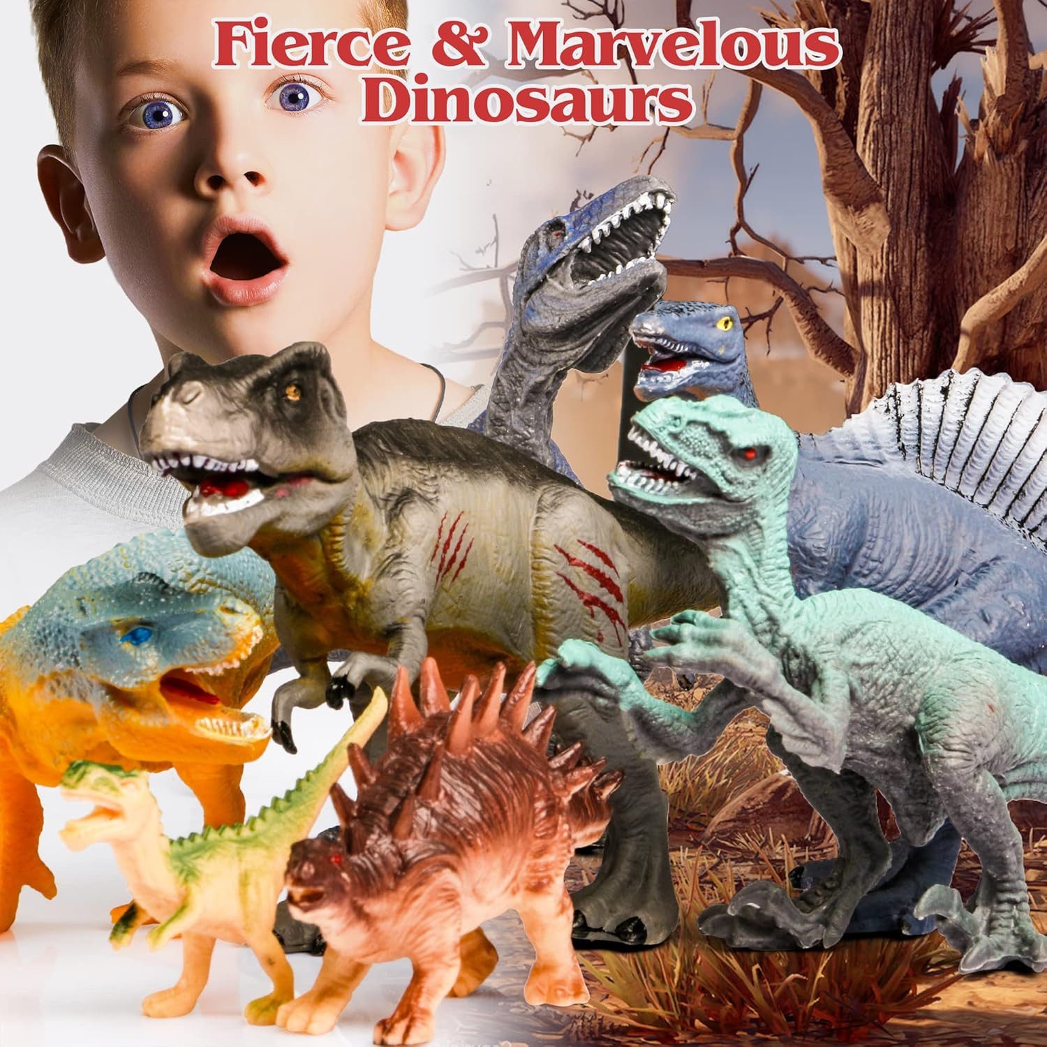 Refined Living Spielwelt Dinosaurier Spielzeug Set günstig online kaufen