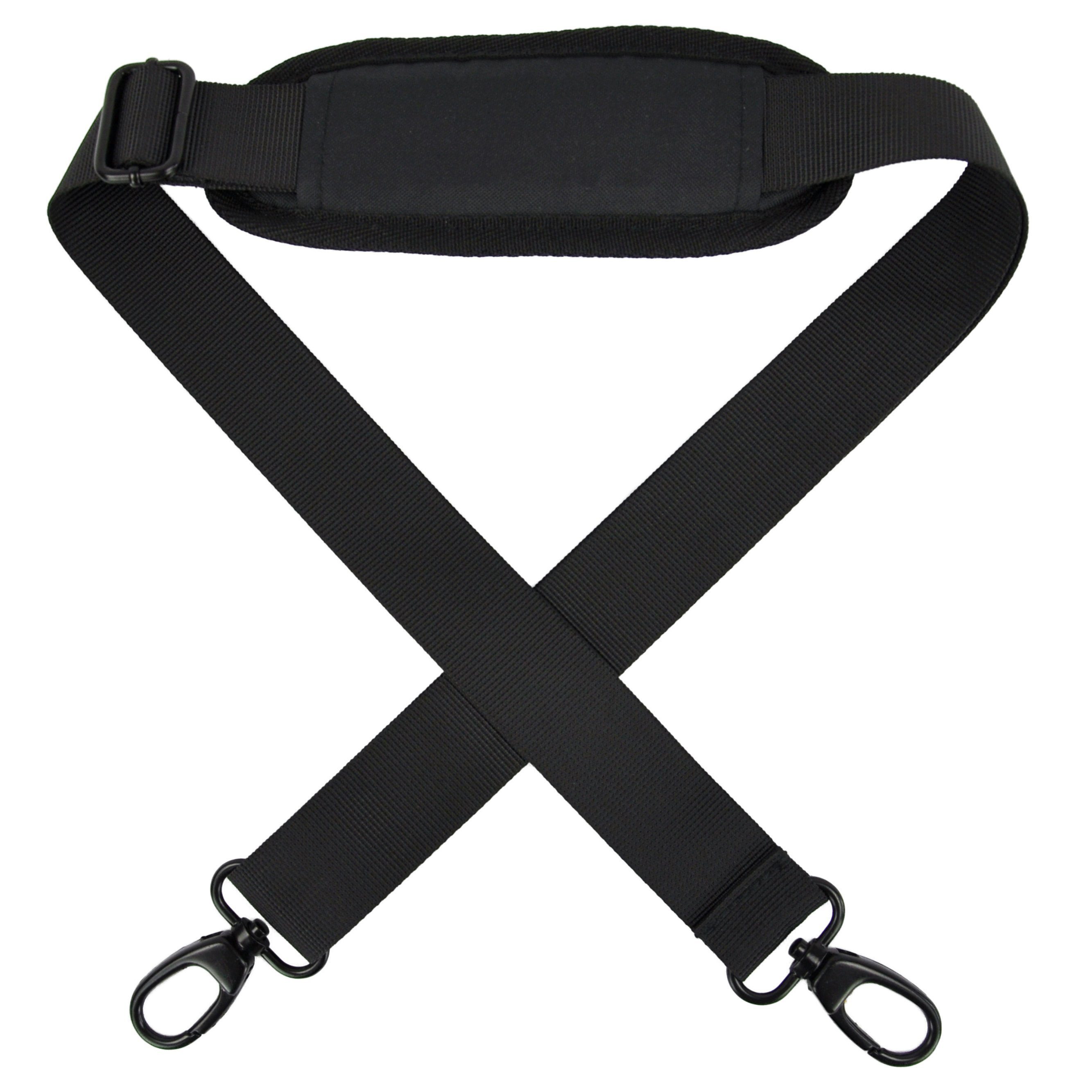 PUNALU Schulterriemen Punalu Schultergurt mit Polster, Schulterriemen für Taschen mit praktischem Karabiner, Schulterpad weich gepolstert