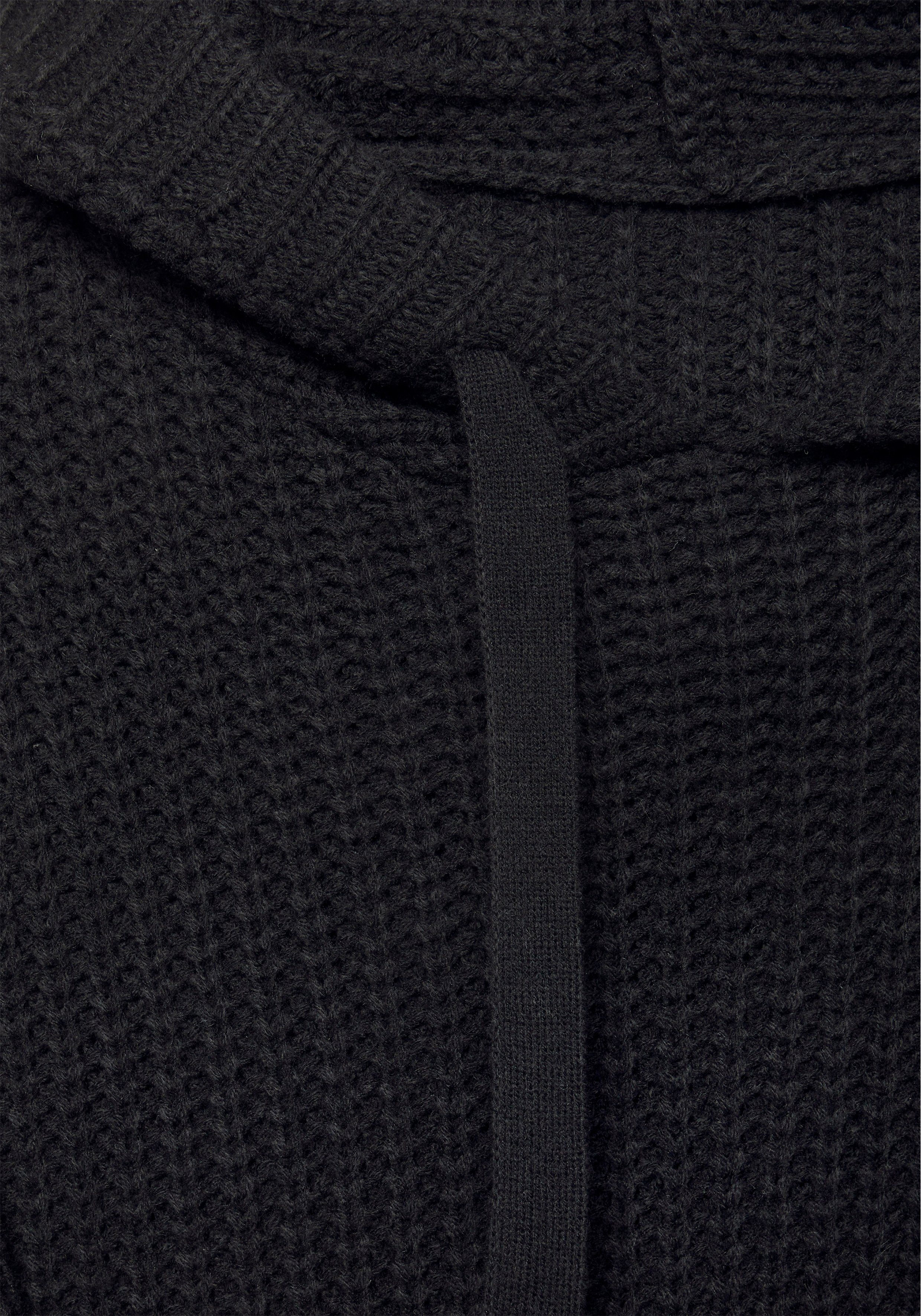 LASCANA Kapuzenpullover aus weichem Grobstrick weicher Strickpullover mit Kapuze, gestrickter Hoodie, Oversize,casual – Bild 5 von 5