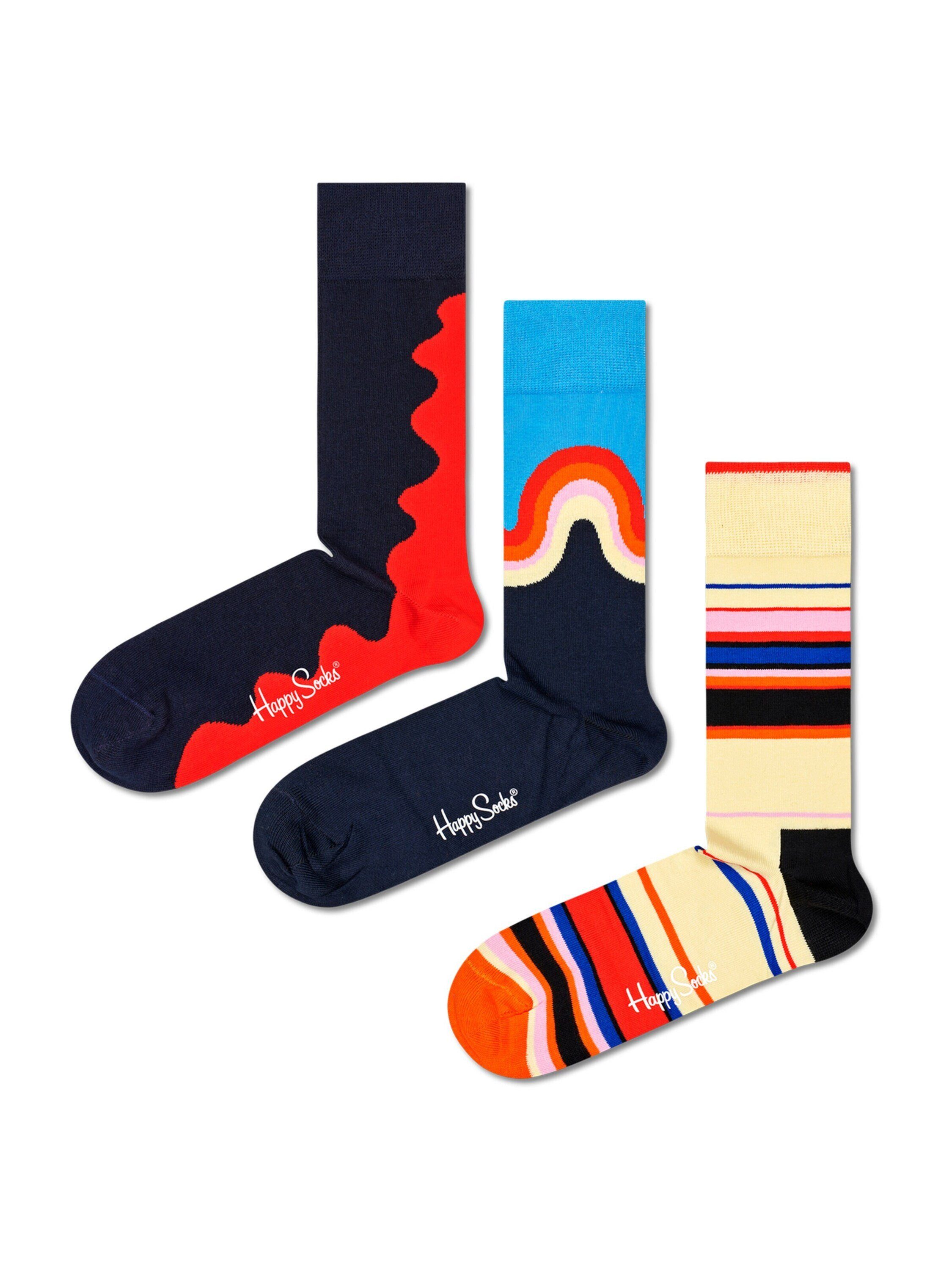 Happy (3-Paar) Socken Socks