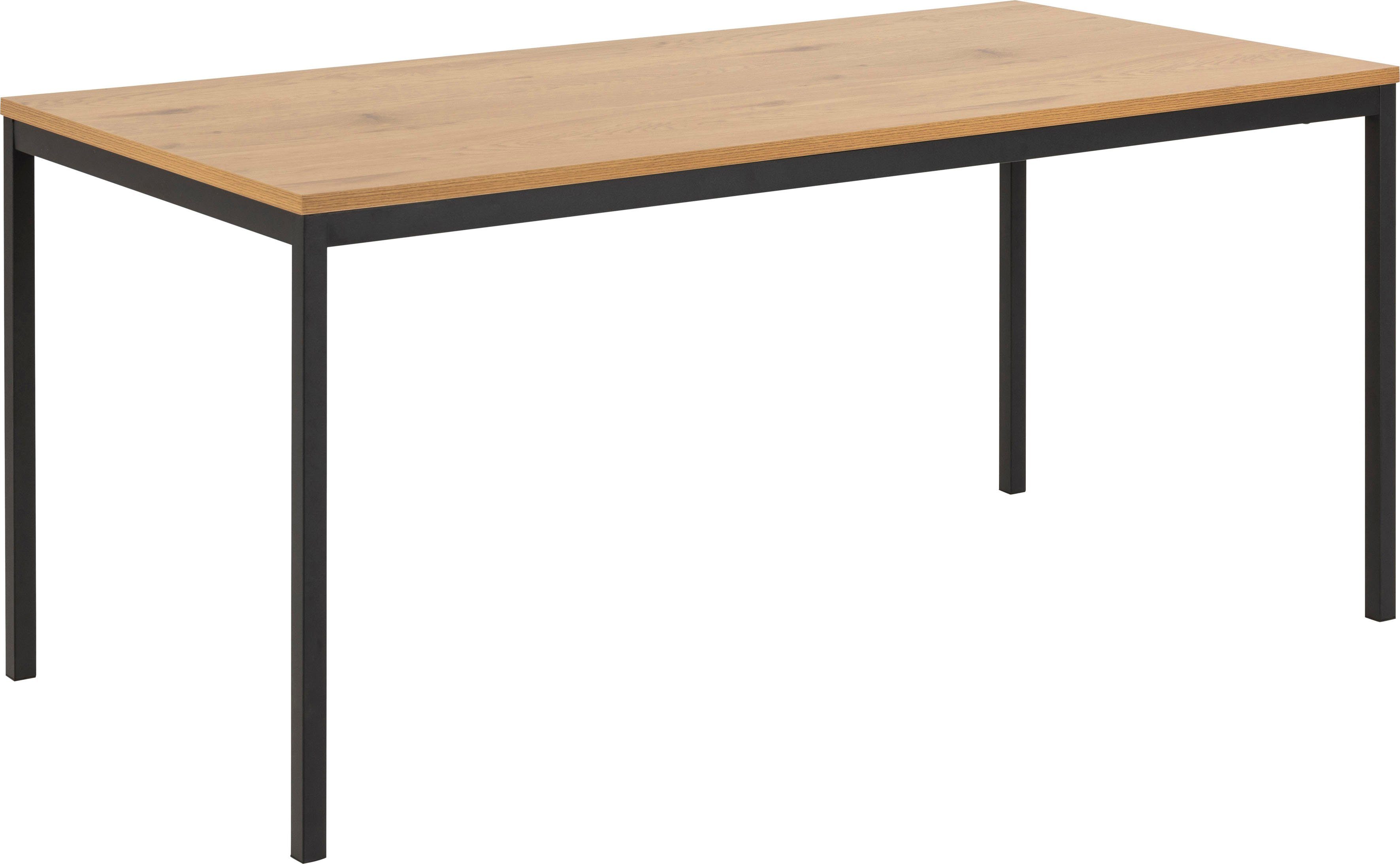 ACTONA GROUP Esstisch, mit Gestell aus pulverbeschichtetem Metall, Breite 1 günstig online kaufen