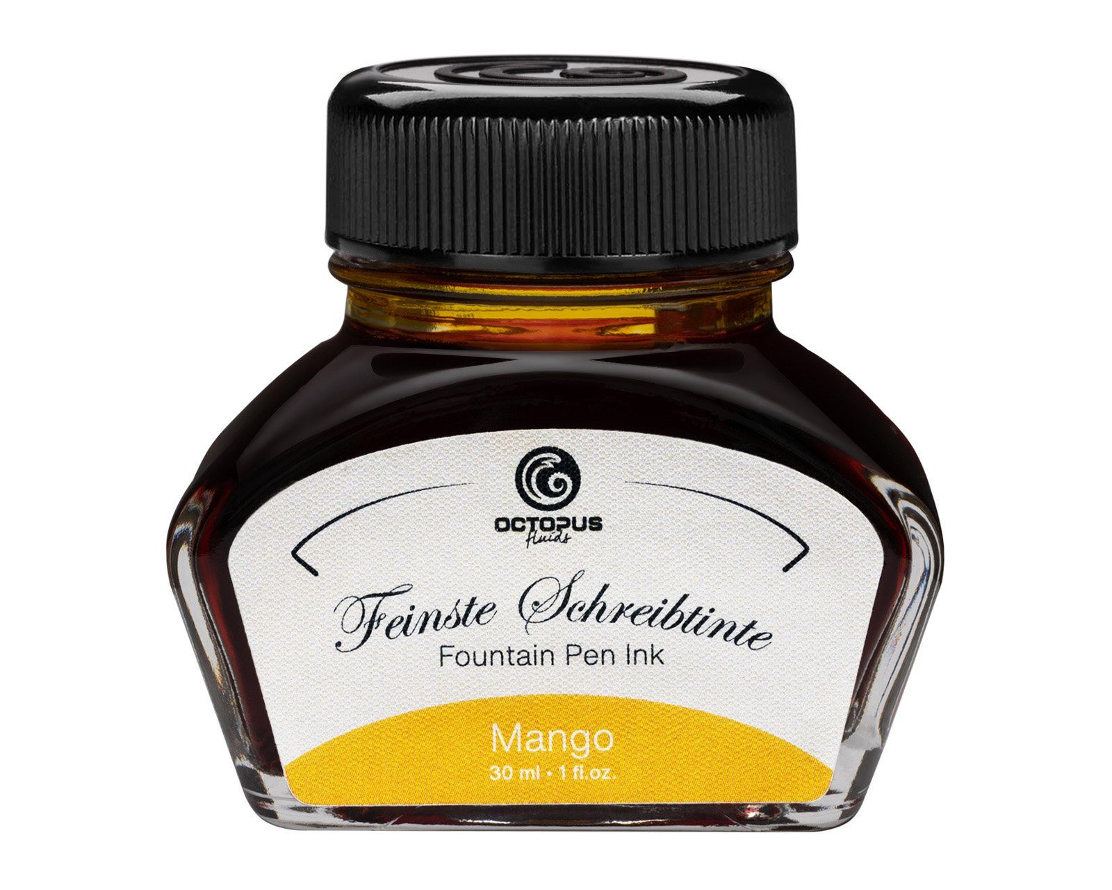 OCTOPUS Fluids Füllhaltertinte, Schreibtinte im Tintenglas Mango 30ml Tintenglas (Set, 0-tlg)