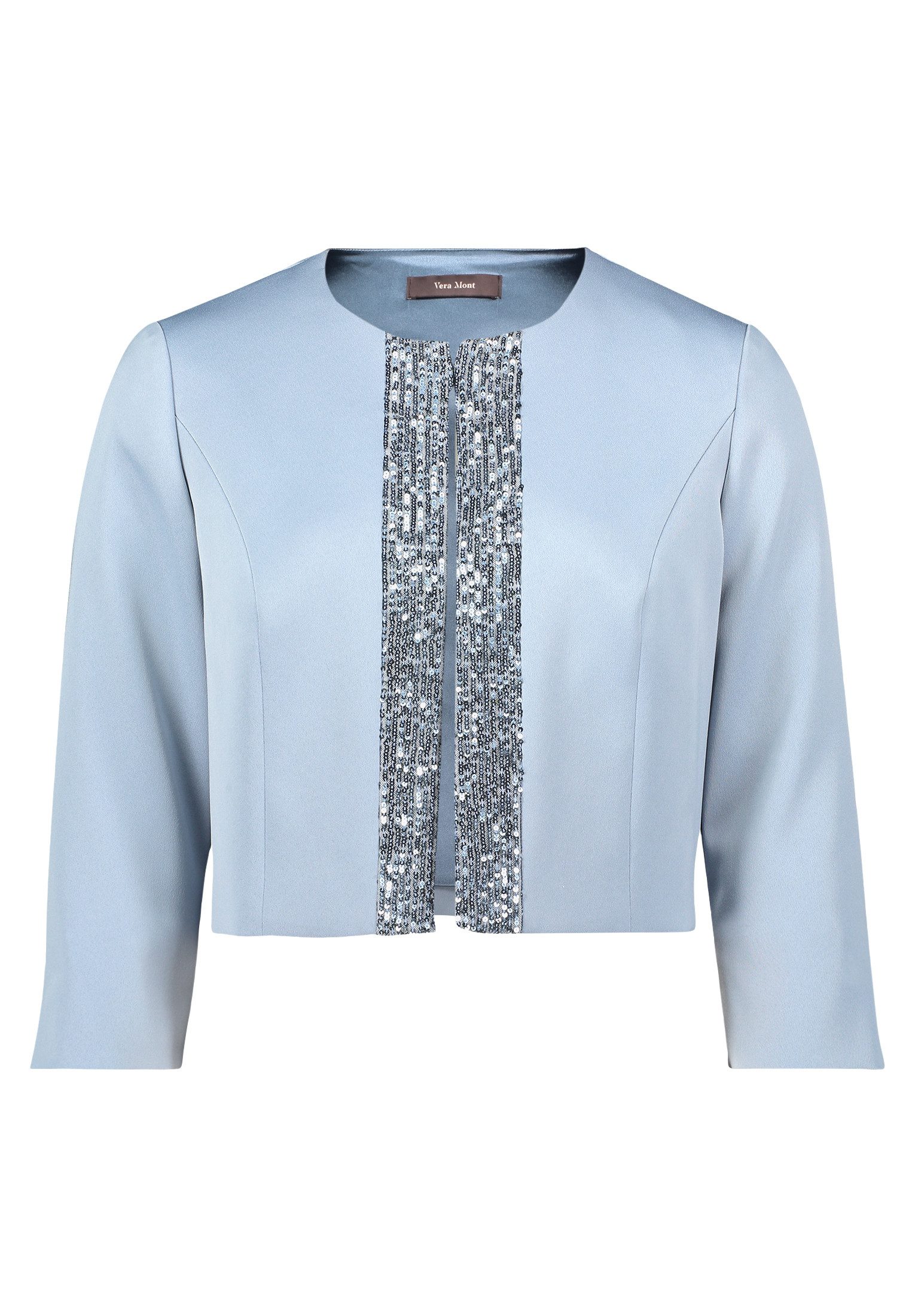 Vera Mont Jackenblazer "Damen Blazer-Jacke mit Glanzeffekt" Materialmix günstig online kaufen