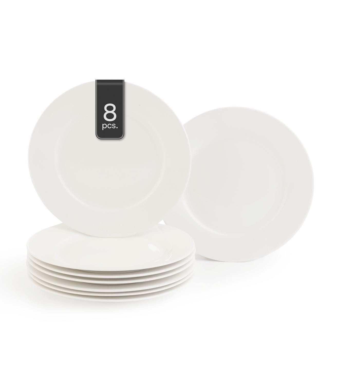 Home4You Dessertteller, Ø 20cm, Porzellan, (8 St)