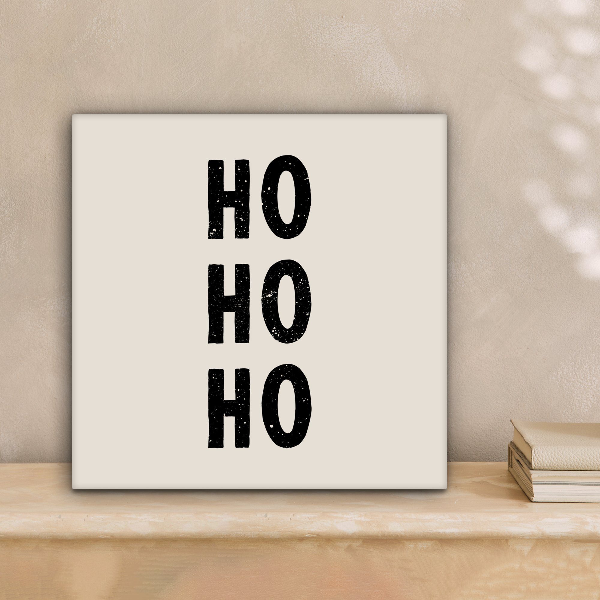 OneMillionCanvasses® Leinwandbild Weihnachten - Ho ho ho - Sprichwörter - B günstig online kaufen