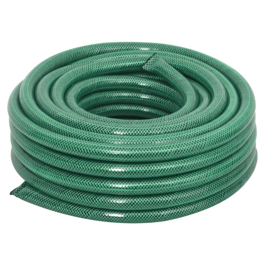 Saugschlauch Gartenschlauch mit Kupplung-Set Grün 0,75" 10 m PVC