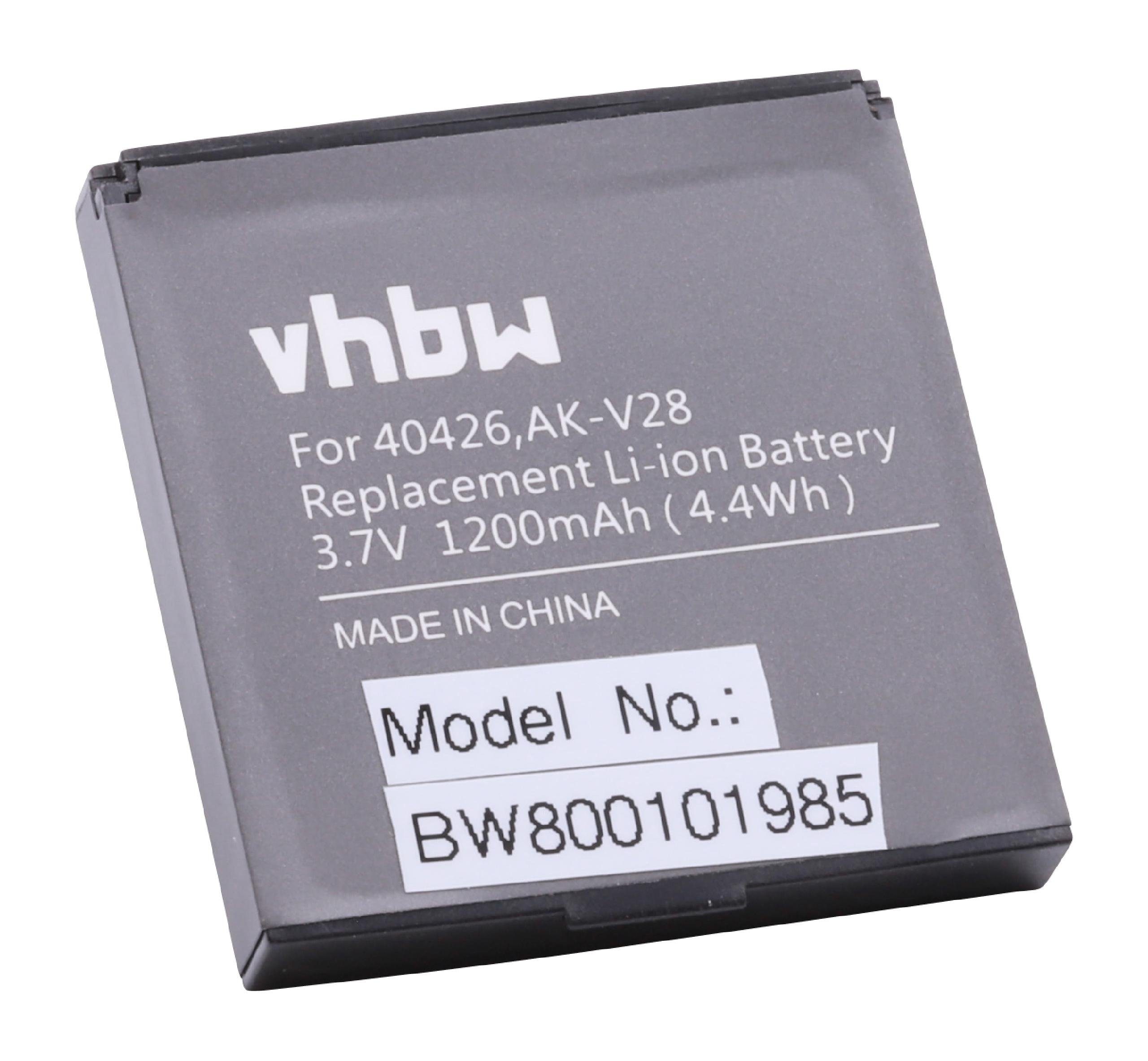 vhbw Ersatz für Emporia AK-V28, AK-V29, AK-V29i, 40426 für Smartphone-Akku Li-Ion 1200 mAh (3,7 V)