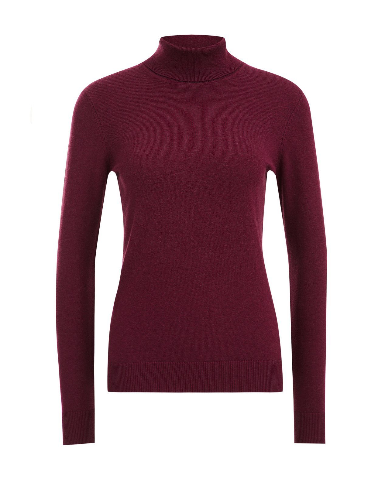 (1-tlg) Longpullover WE Fashion Weinrot