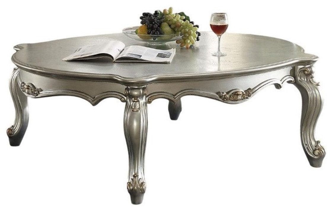Couchtisch Tisch Beistelltisch Wohnzimmertisch Holz Tische Beistell Sofa Silber