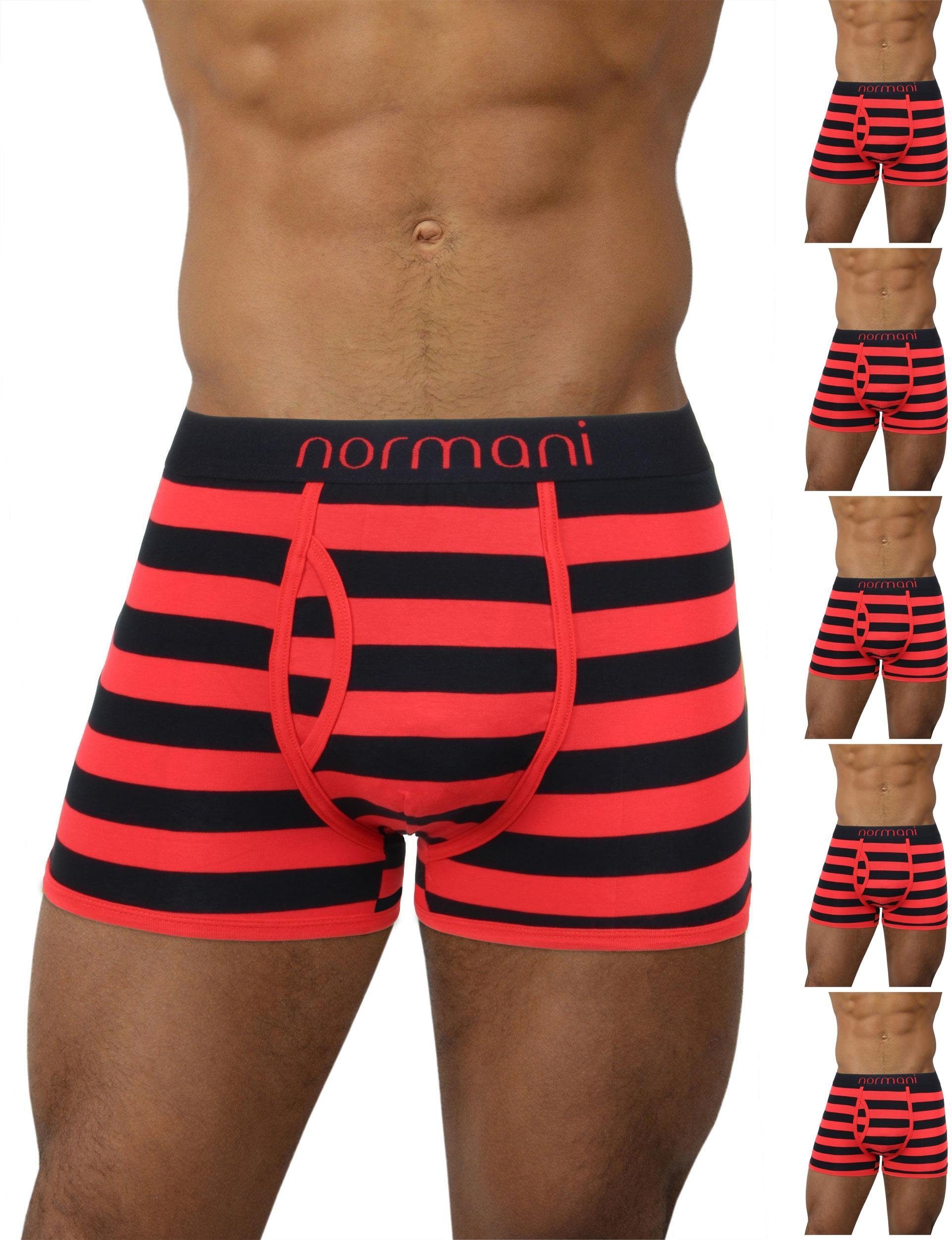 aus Baumwolle normani Unterhose Boxer Red Elmstreet Retro atmungsaktiver