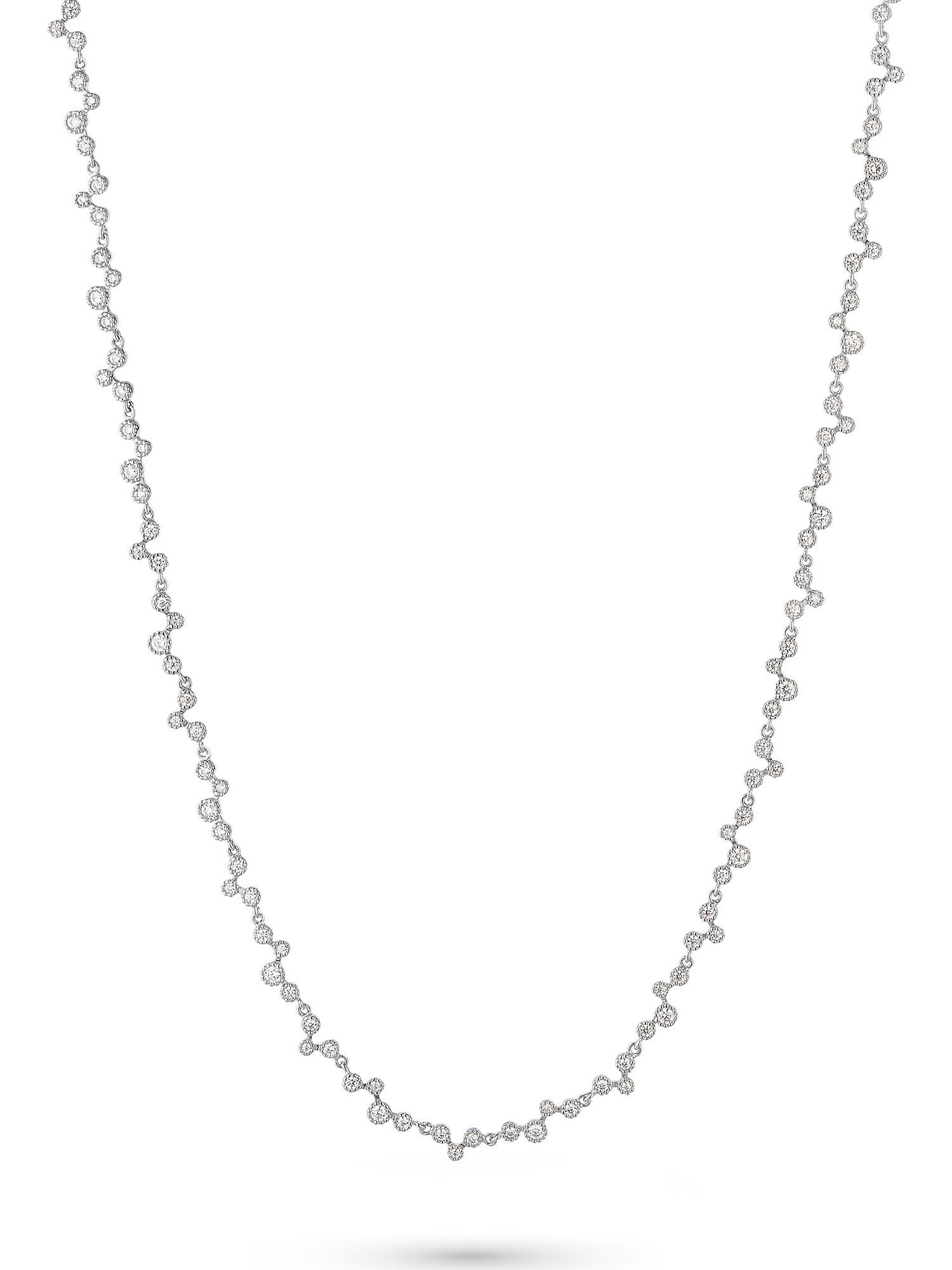 Silber Damen-Kette Collier FAVS 925er Zirkonia 24 FAVS