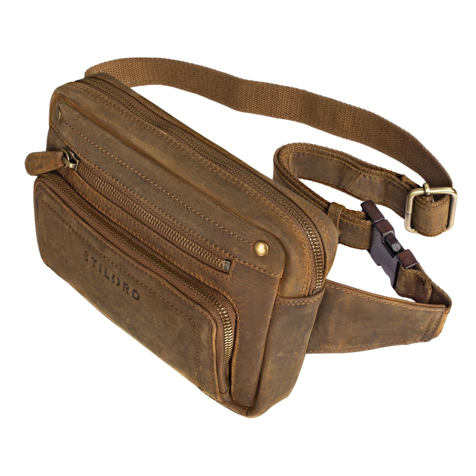 Bauchtasche "Lou" Gürteltasche Hüfttasche Leder