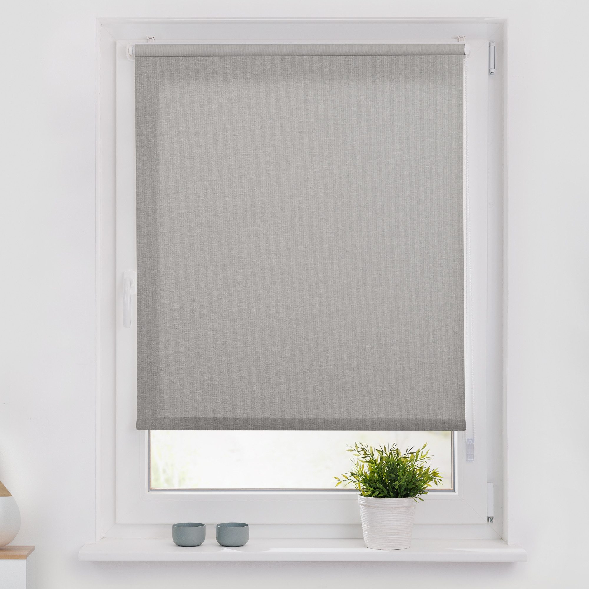 Rollo Tageslicht-Rollo - ohne Bohren - Klemmfix, Roomy, Klemmbar, Klemmbar