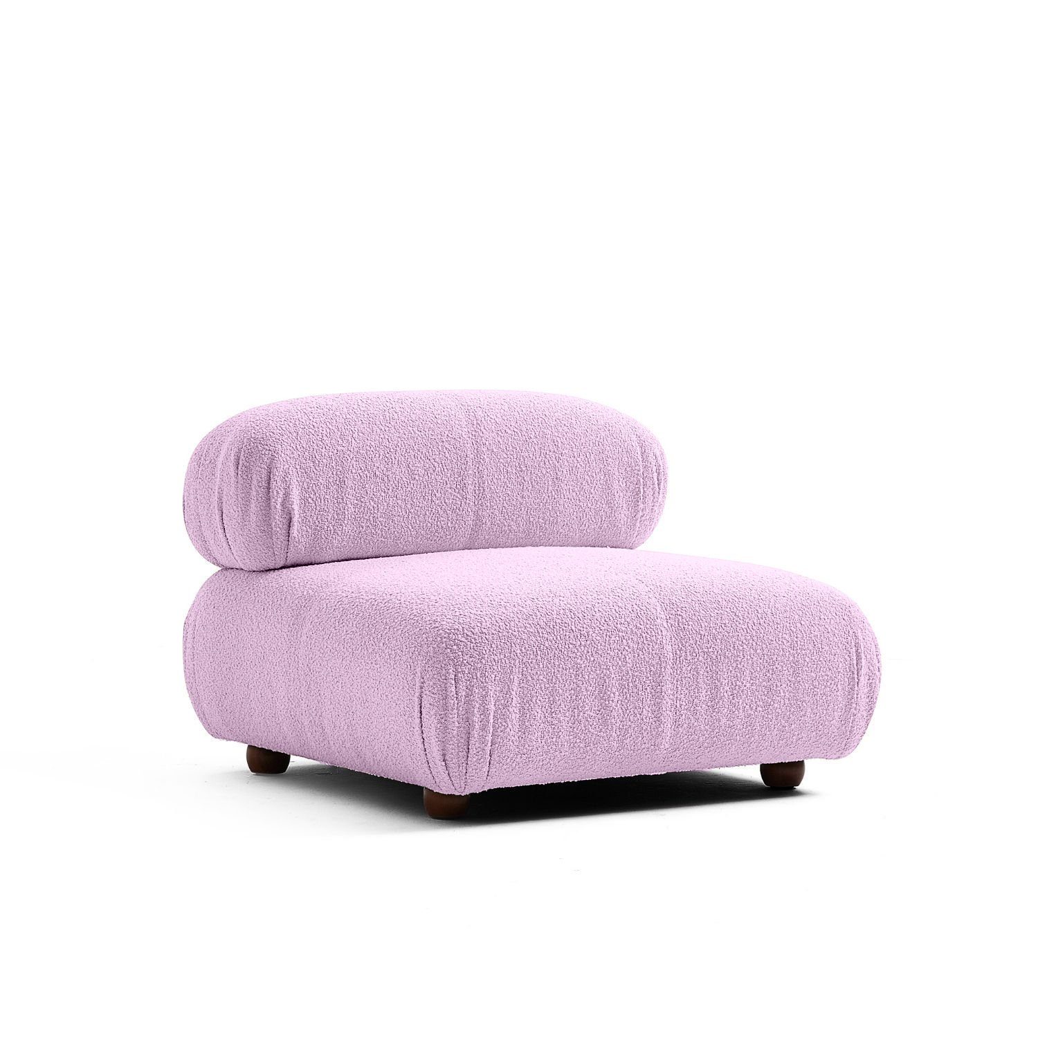 Touch me Sofa Knuffiges Sitzmöbel im Rosa-Lieferung neueste Komfortschaum Preis Aufbau Generation enthalten! und aus