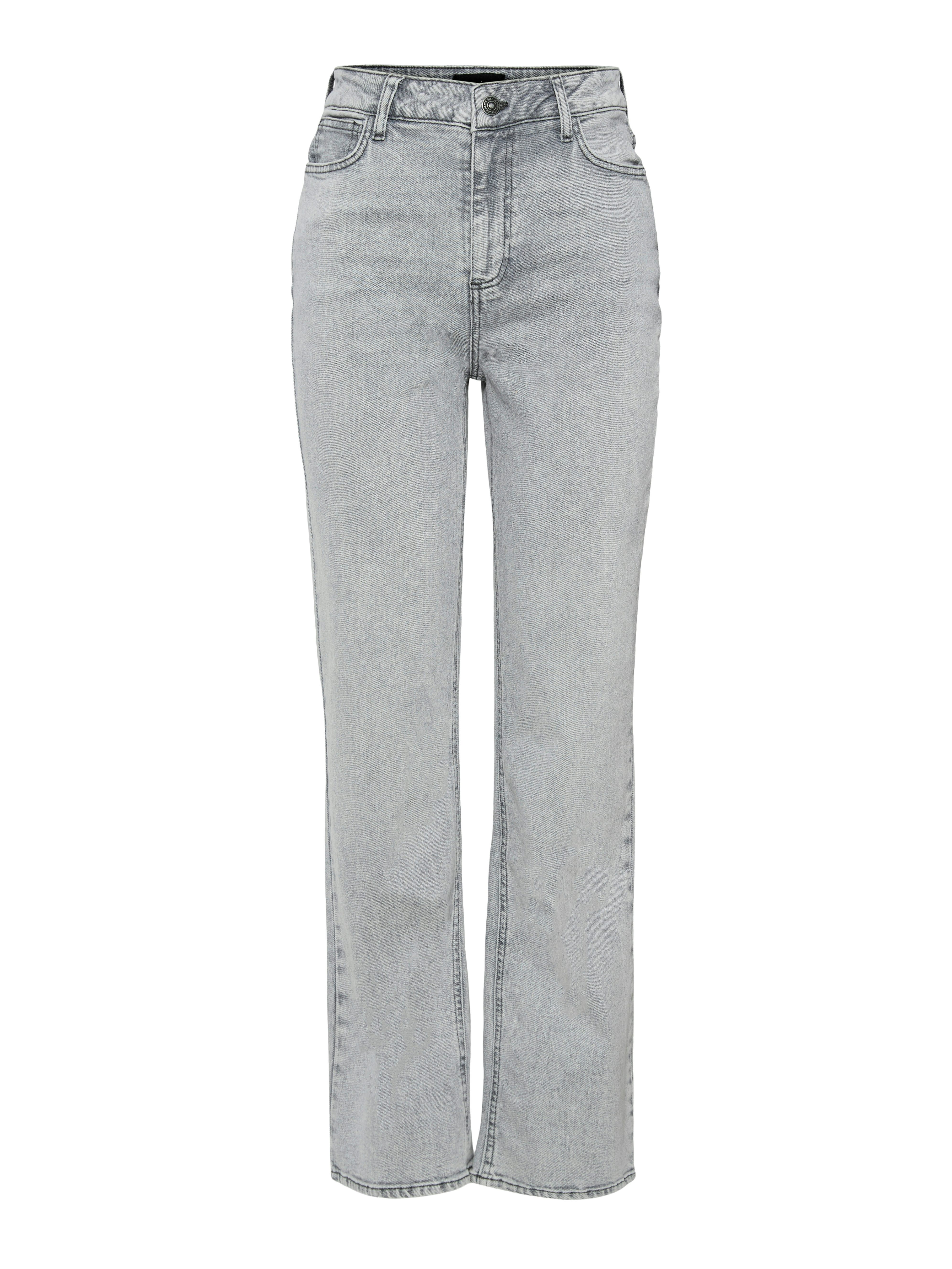 pieces Straight-Jeans PCKELLY HW STRAIGHT JEANS LG NOOS BC
