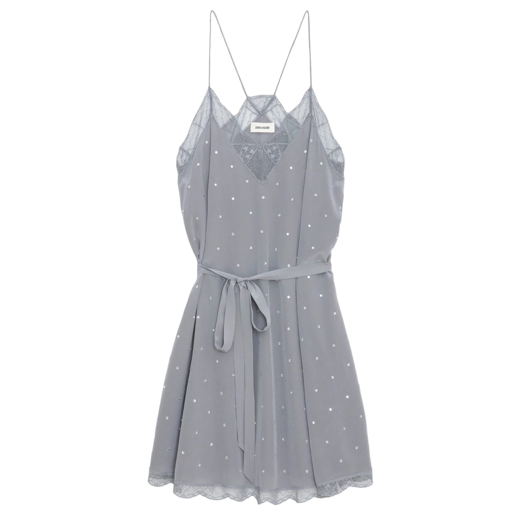 ZADIG & VOLTAIRE Minikleid Seidenkleid RISTYZ CDC STRASS