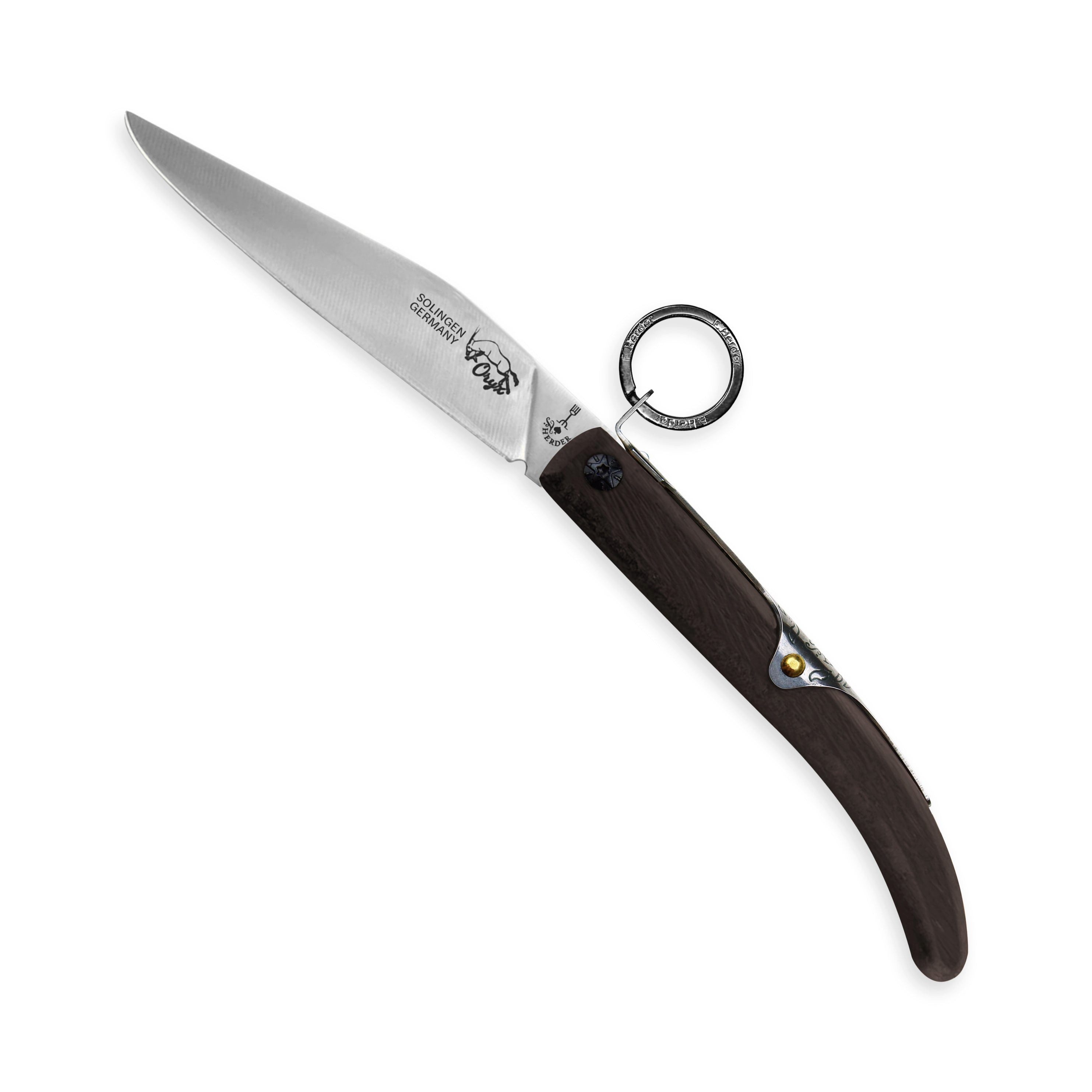 Friedr. Herder Abr. Sohn GmbH Universalmesser Oryx Taschenmesser Black oak/Räuchereiche 4133.110.BLOAK carbonstahl