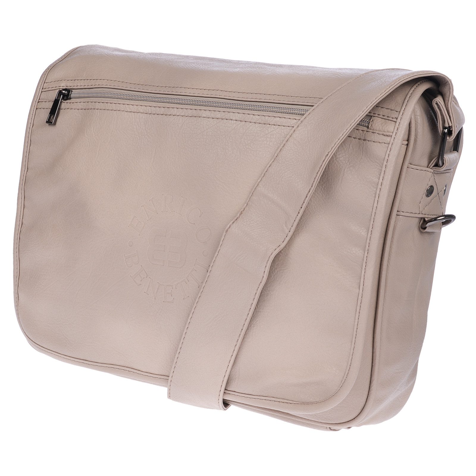 Christian Wippermann Umhängetasche XXL Notebooktasche Laptoptasche Flugbegleiter (1 tlg), Messenger Arbeitstasche Umhängetasche