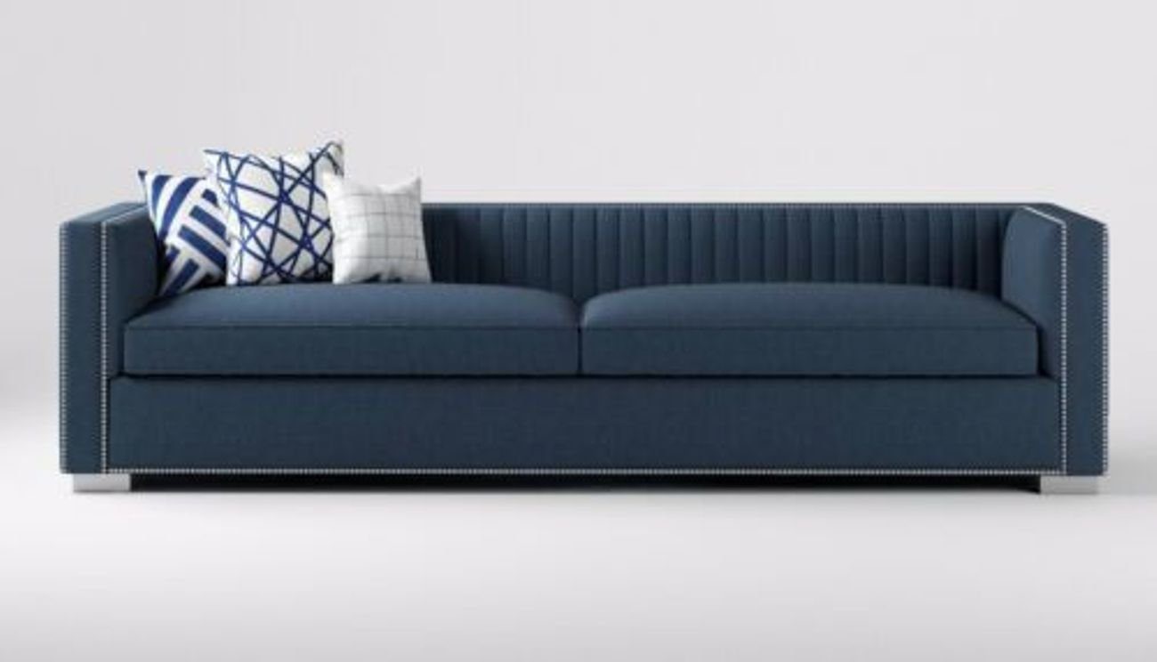 JVmoebel 3-Sitzer Designer Sofa Couch Polster Drei Sitzer Samt Couch, Made in Europe