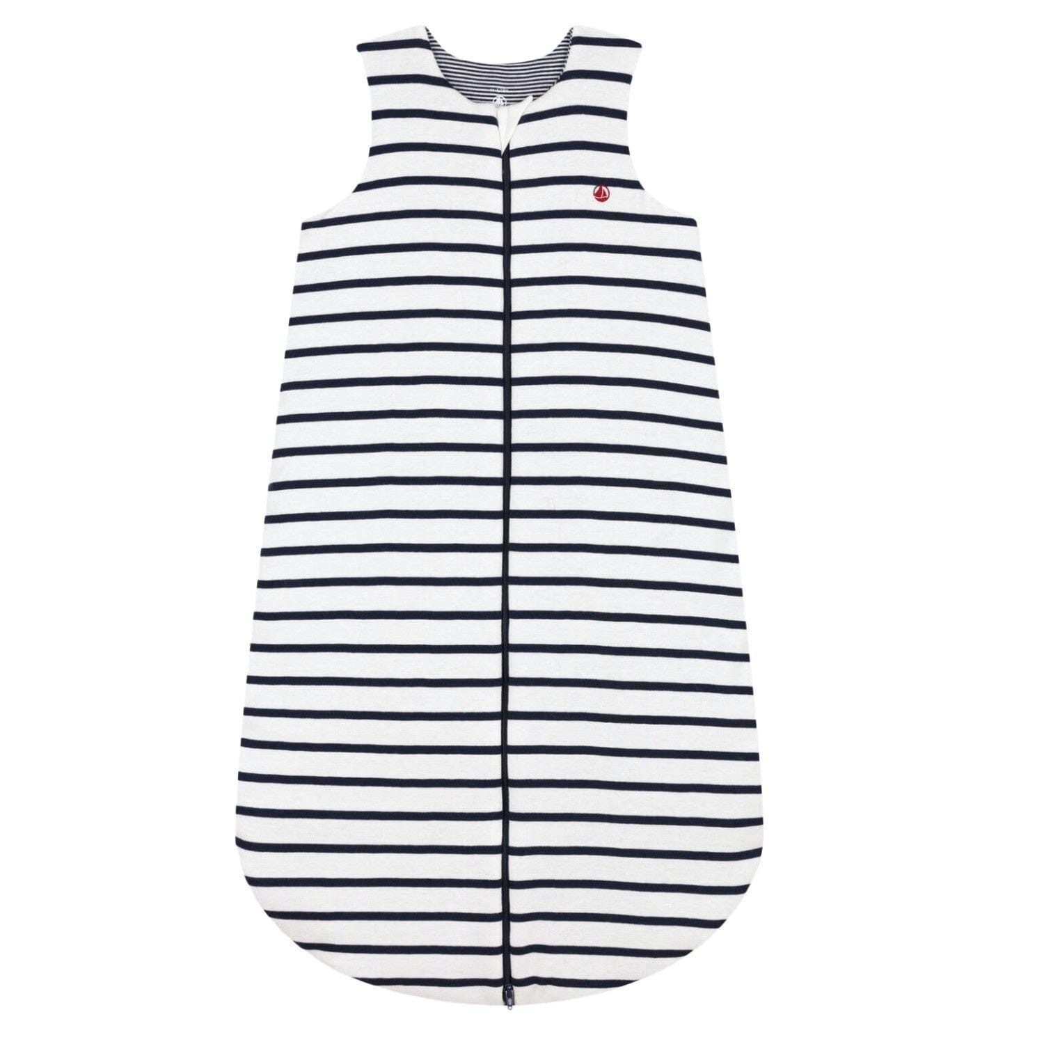 Petit Bateau Babyschlafsack Petit Bateau Babyschlafsack weiß-blau gestreift mit Füllung (1 tlg)