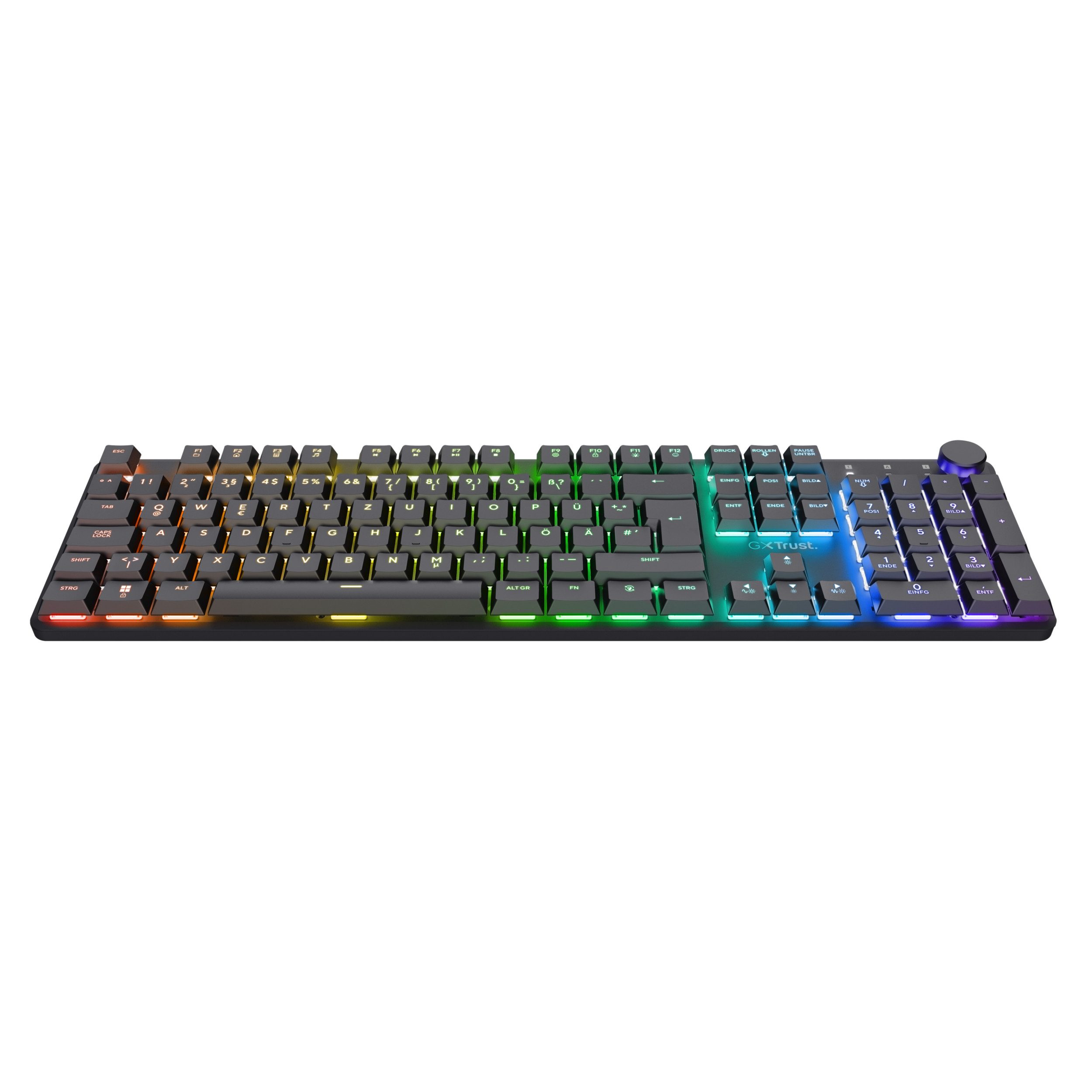 Trust GXT 868 Torix Wireless Gaming Tastatur mechanisch RGB für PC Gaming-Tastatur