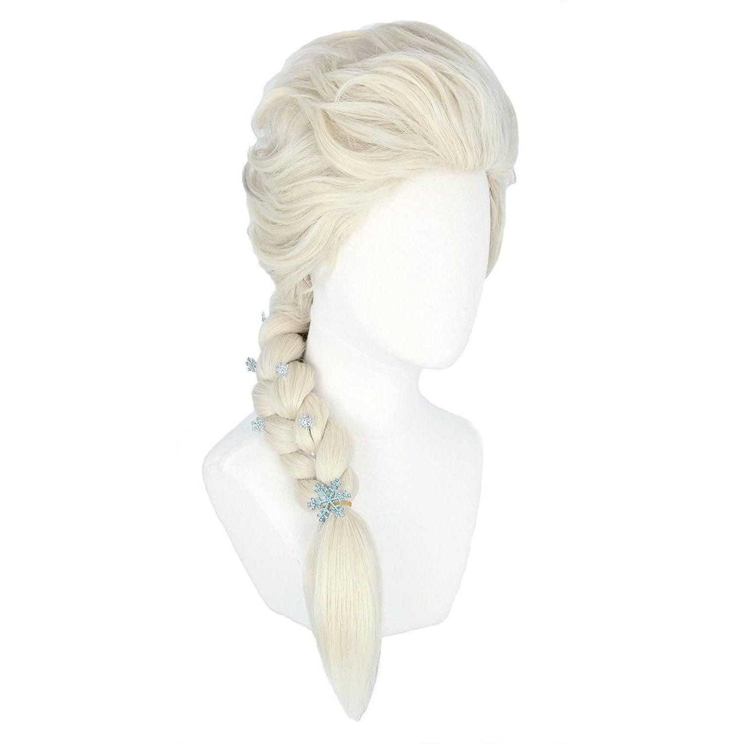 LuxusKollektion Kostüm-Perücke Perücke blond Zöpfe Cosplay Prinzessin Damen Halloween Blondine