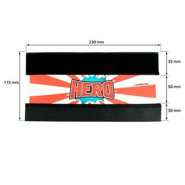 Goodymax Fahrradrahmen Kettenstrebenschutz "Hero" Fahrradrahmen Neopren Schutz