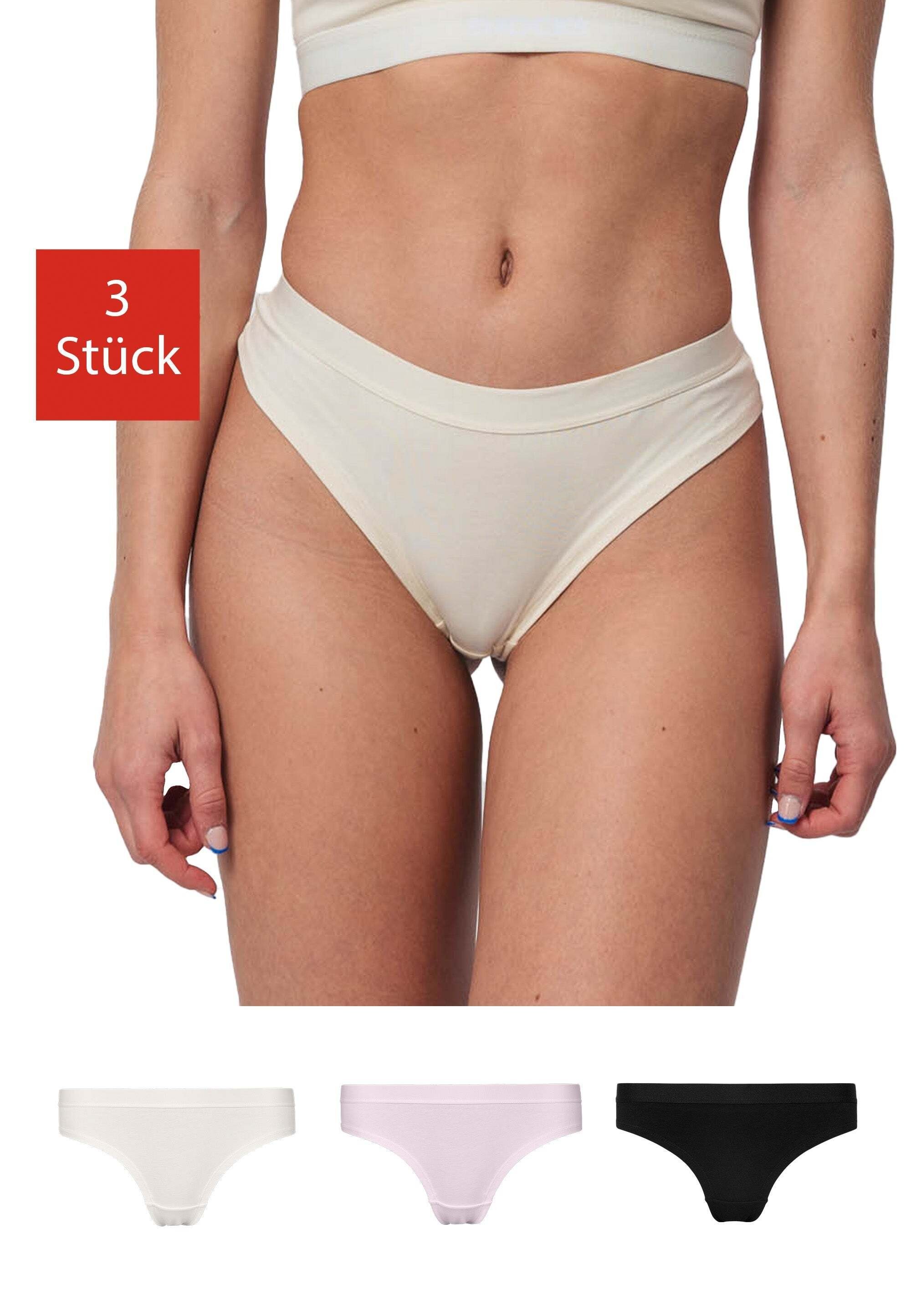 SNOCKS Brasilslip Damen Slip Unterhose (3-St) günstig online kaufen