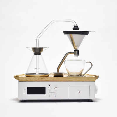 BARISIEUR Kaffeebereiter BARI-WHTRUB Design Kaffeemaschine mit Timer