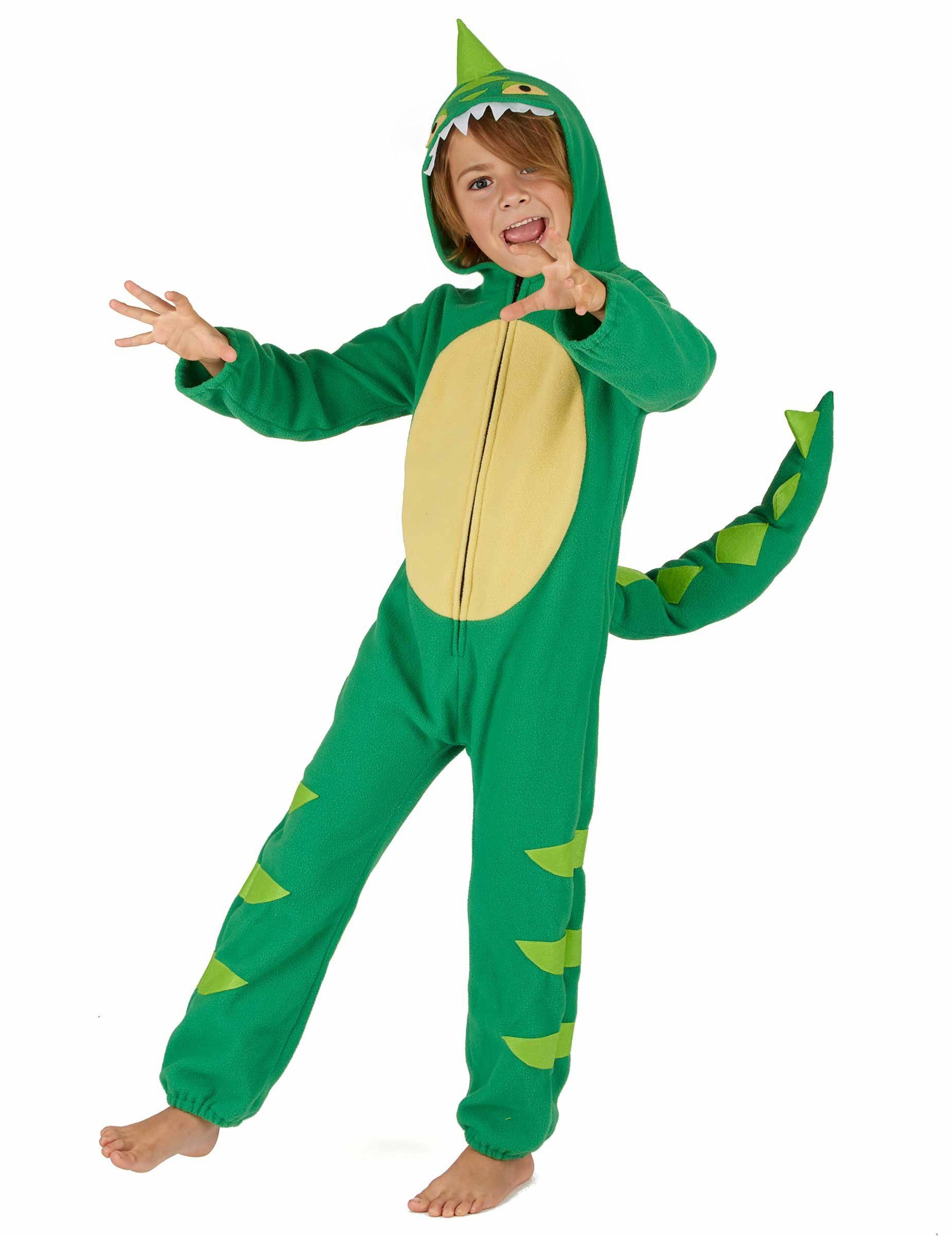 JADEO Party Suit Dinosaur Children's Costume Little Dragon Green