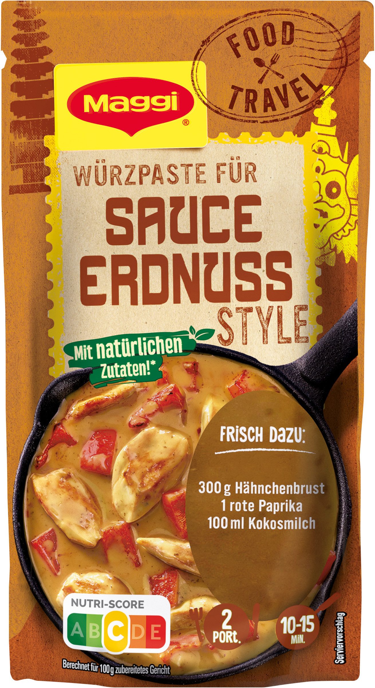 MAGGI Gewürz, Maggi Würzpaste Sauce Erdnuss Style