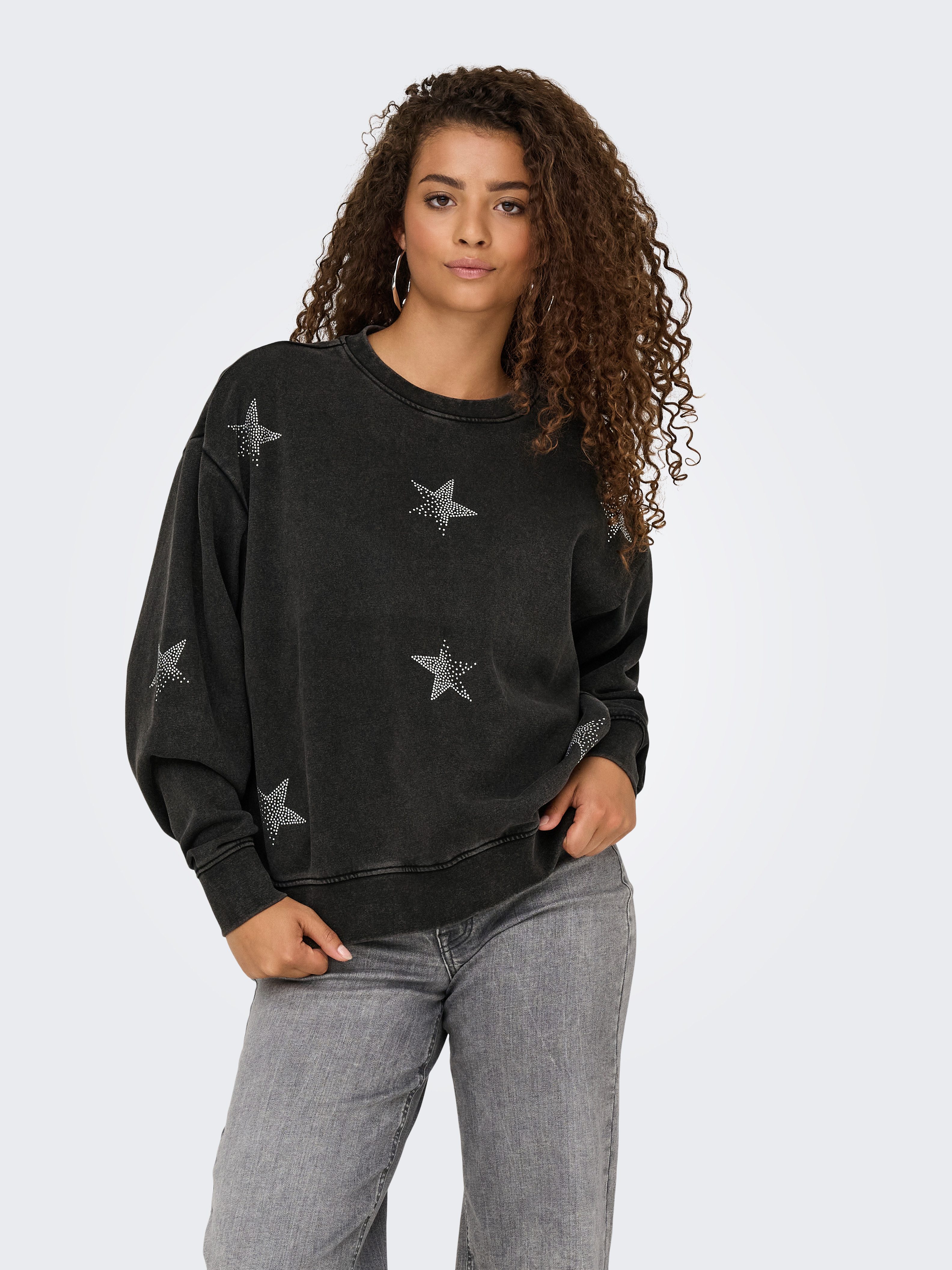 ONLY Sweatshirt ONLINDA L/S O-NECK BOX günstig online kaufen