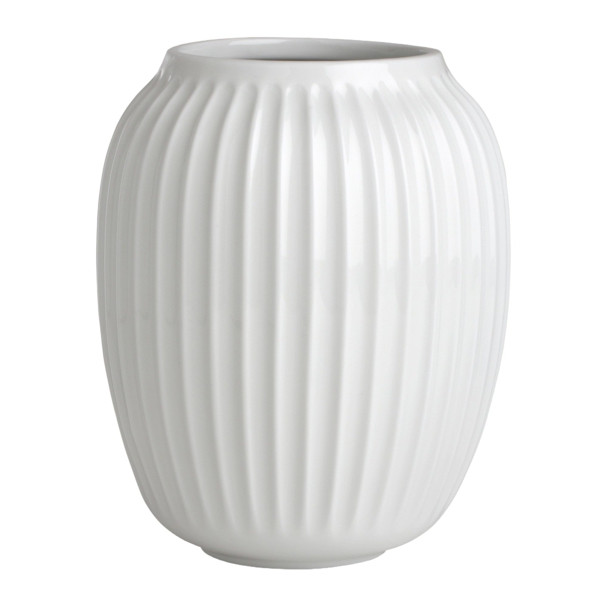 Kähler Dekovase Kähler Hammershøi Vase H21 cm Weiß günstig online kaufen