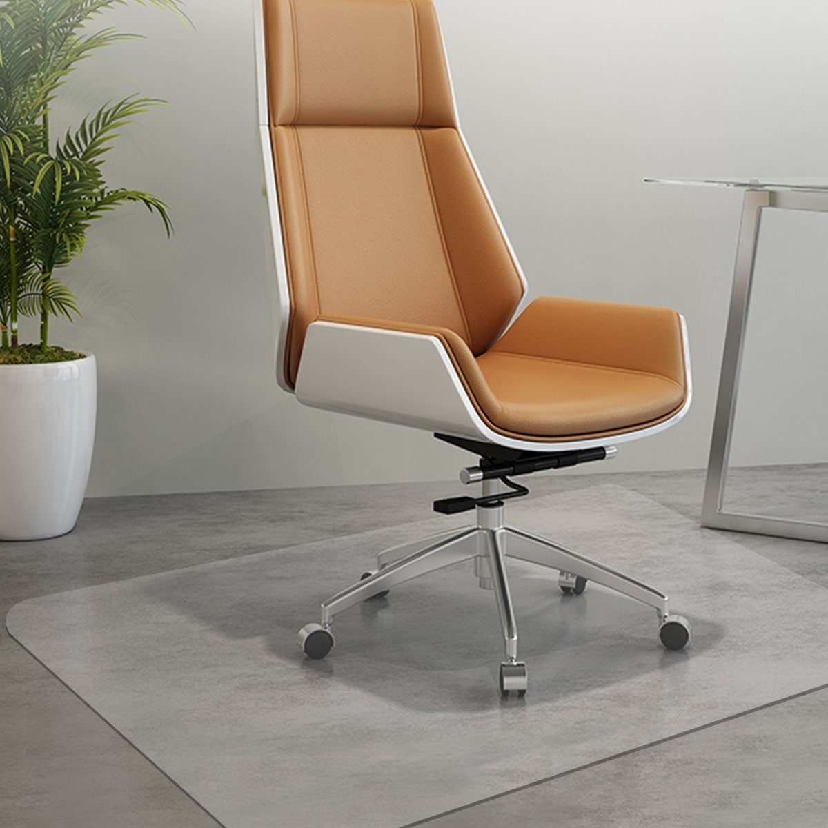 COSTWAY Bodenschutzmatte, für Laminat, Parkett, 120x150cm, transparent günstig online kaufen