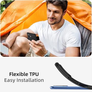 CoolGadget Handyhülle Black Series Handy Hülle für Xiaomi Mi 11 Lite 6,55 Zoll, Edle Silikon Schlicht Schutzhülle für Xiaomi Mi 11 Lite 4G/5G Hülle