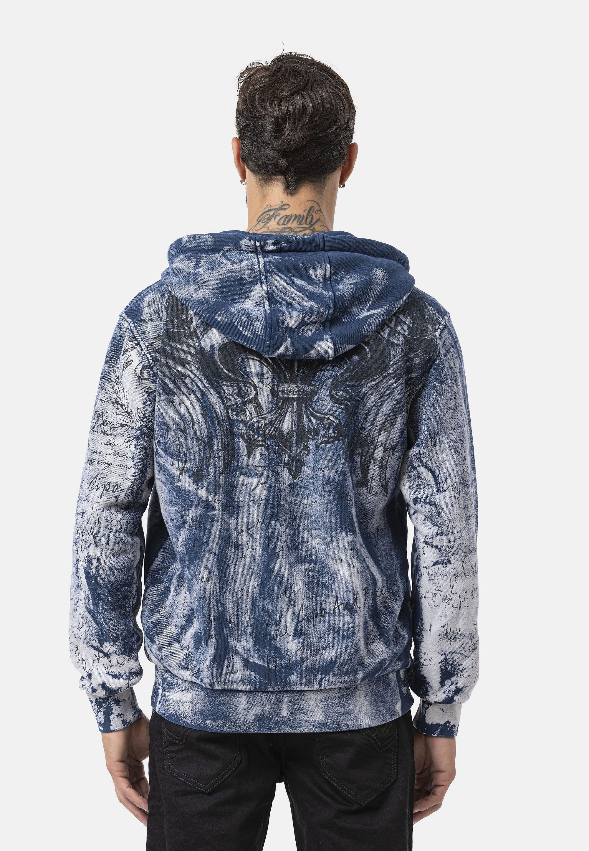 Cipo & Baxx Sweatjacke Sweatjacke (1-tlg) mit Kaputze