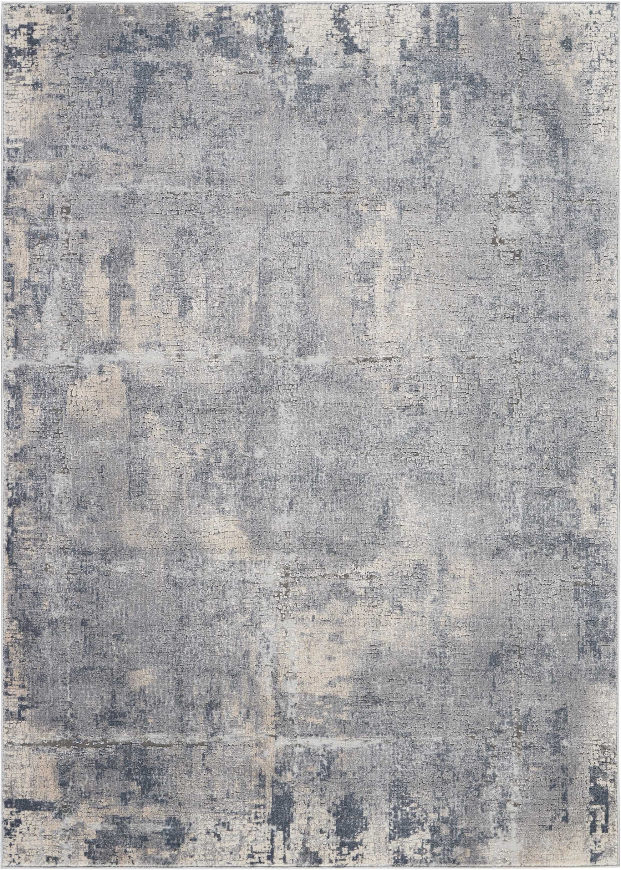 Teppich Rustic Textures 6, Nourison, rechteckig, Höhe: 12 mm grau/beige
