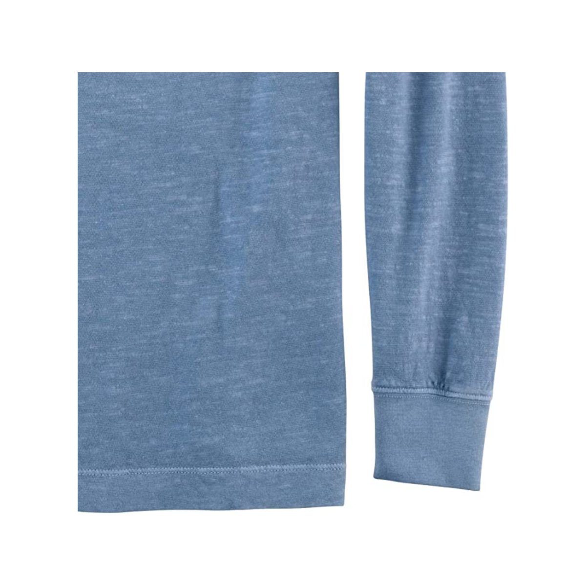 (1-tlg) OLYMP mittel-blau Rundhalsshirt