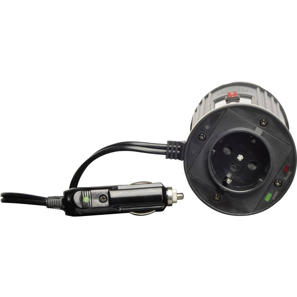 VOLTCRAFT Wechselrichter Wechselrichterdeutsche Ausführung MSW 150-24-G, modifizierte Sinuswelle, Dosenform für Getränkehalter