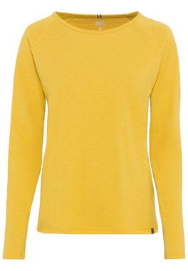 camel active Langarmshirt aus Baumwolle