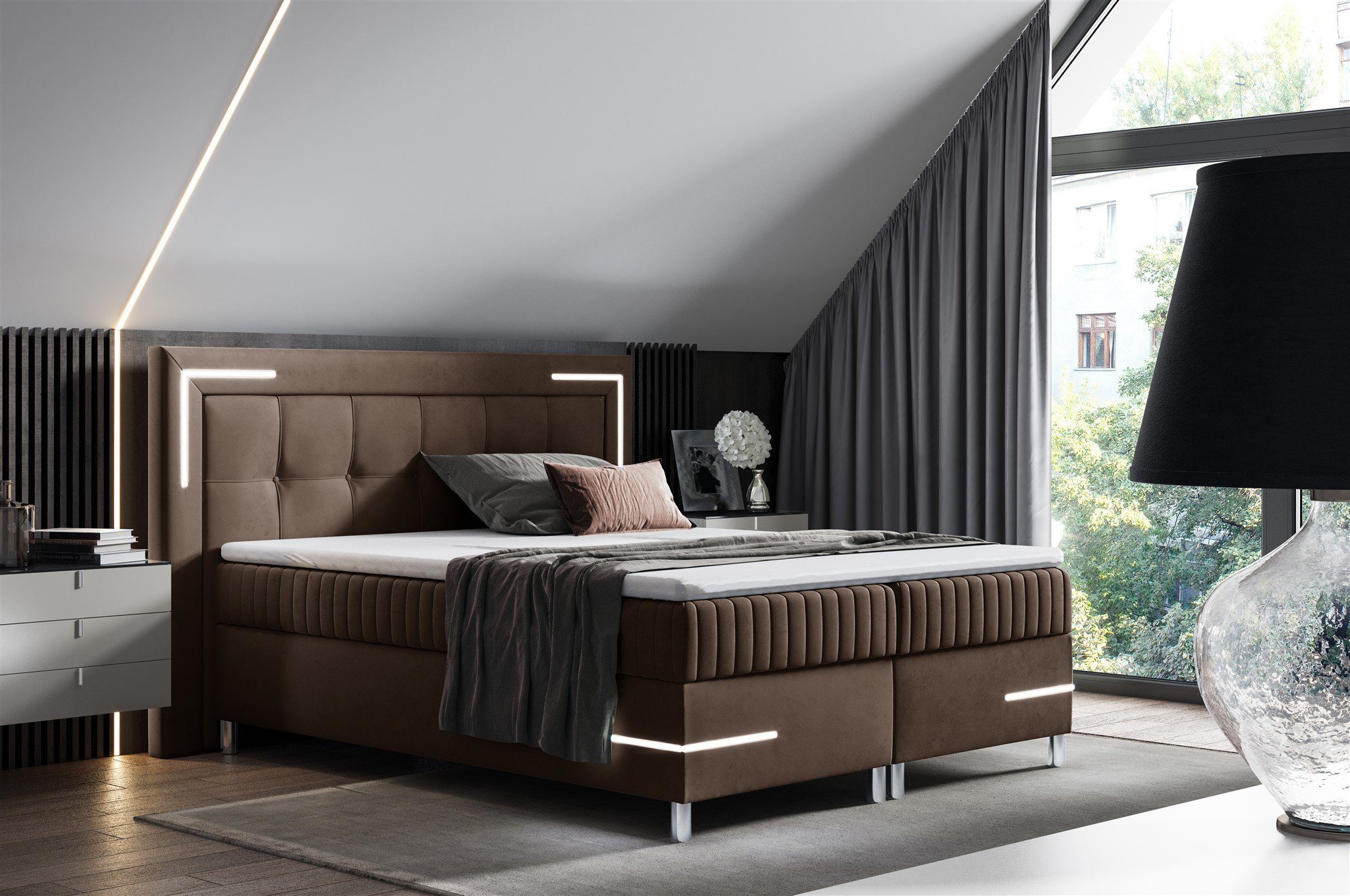 Fun Möbel Boxbett Schlafzimmerbett AMORE Nr.1 günstig online kaufen