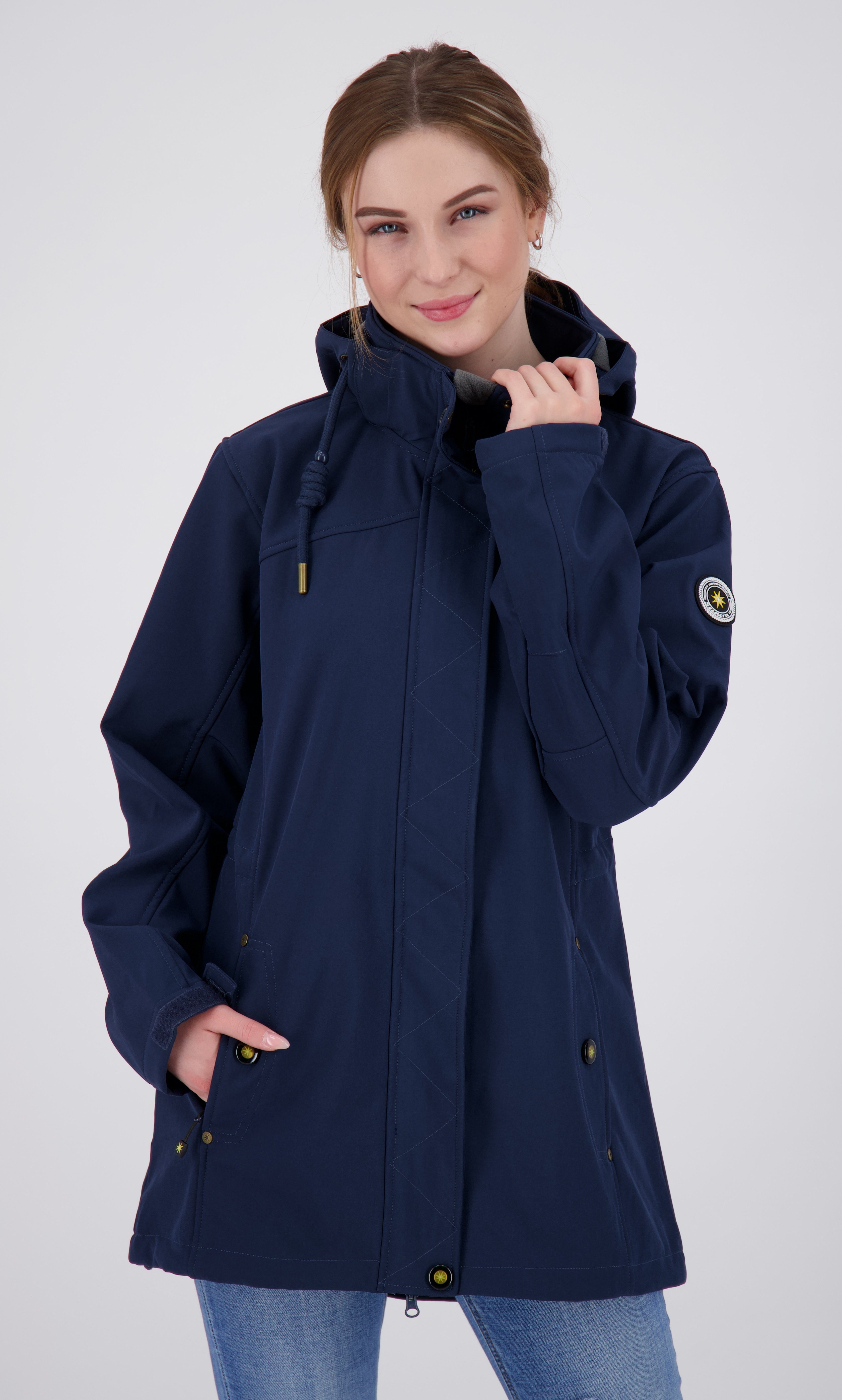 Softshellmantel Großen DEPROC Größen auch in ROBSON WOMEN navy Active PEAK erhältlich