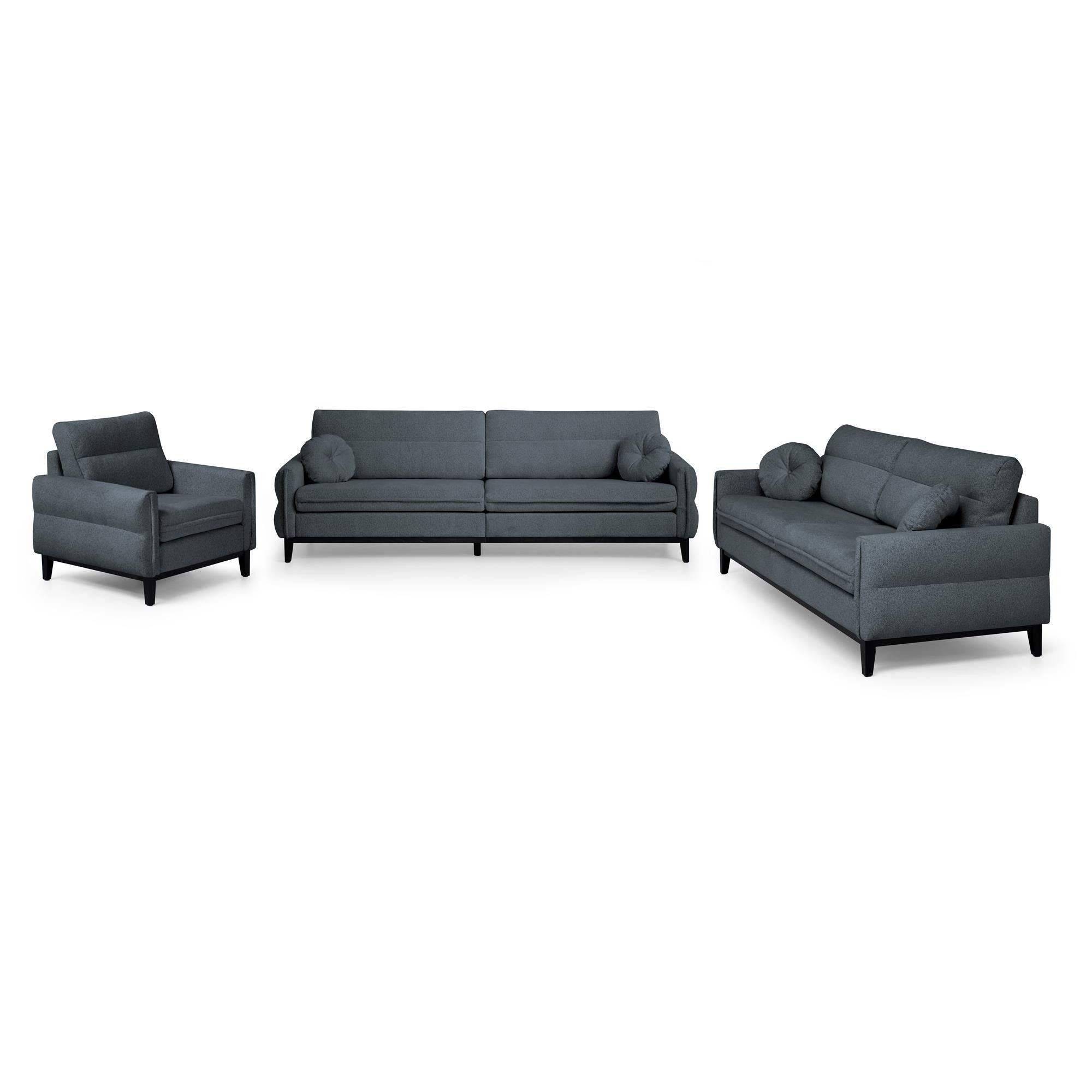 Beautysofa Polstergarnitur in modischer Bouclé-Qualität Belweder günstig online kaufen