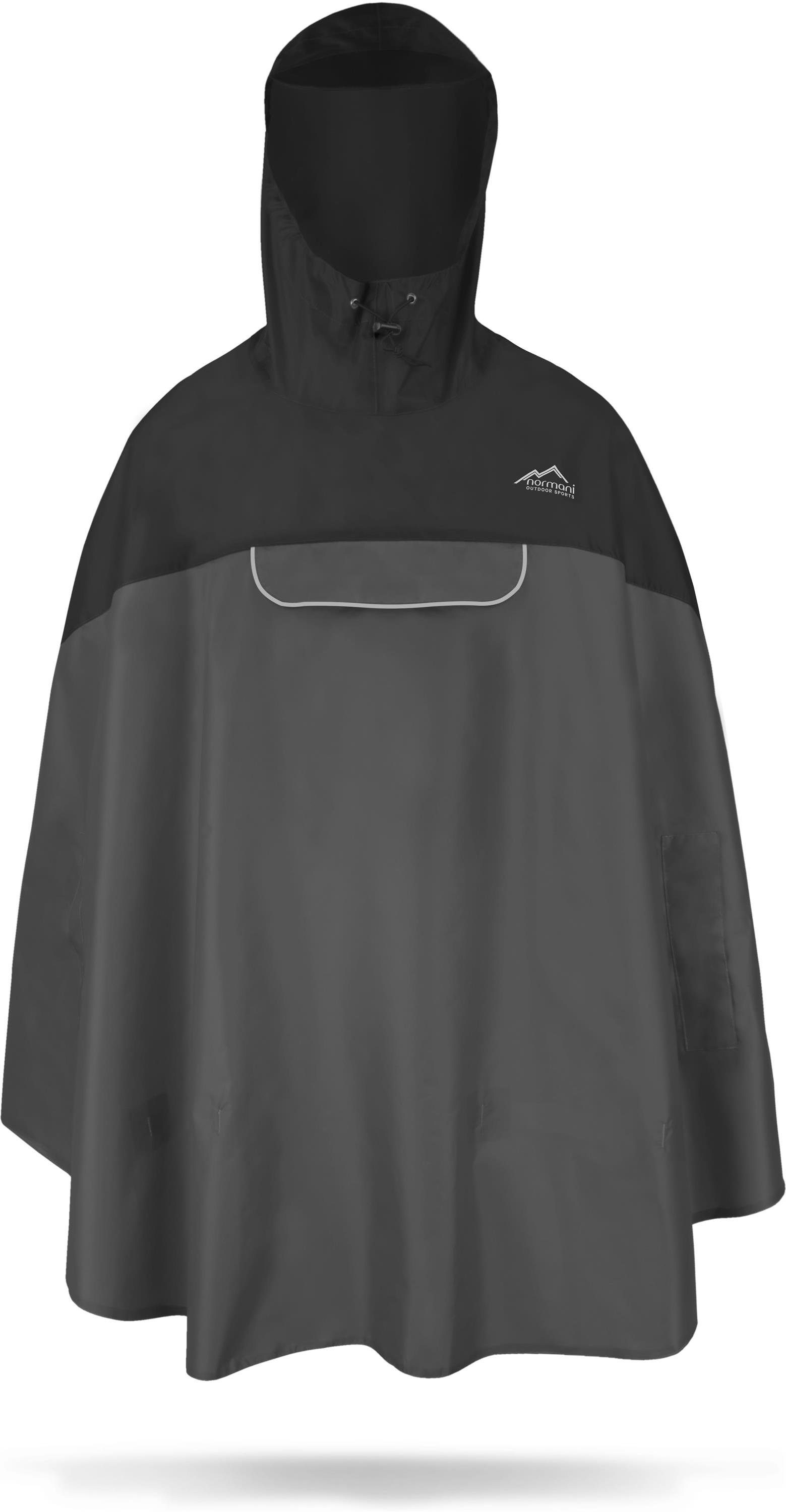 normani Regenponcho Unisex Regenponcho wasserdicht Cherrapunji mit Kapuze - günstig online kaufen