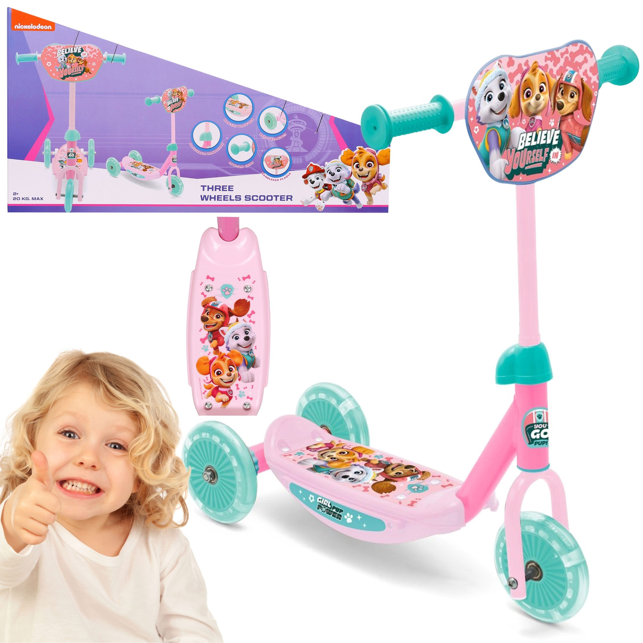Sarcia.eu Dreirad Paw Patrol Mädchen Dreirad Roller, Balance Roller, bis zu günstig online kaufen